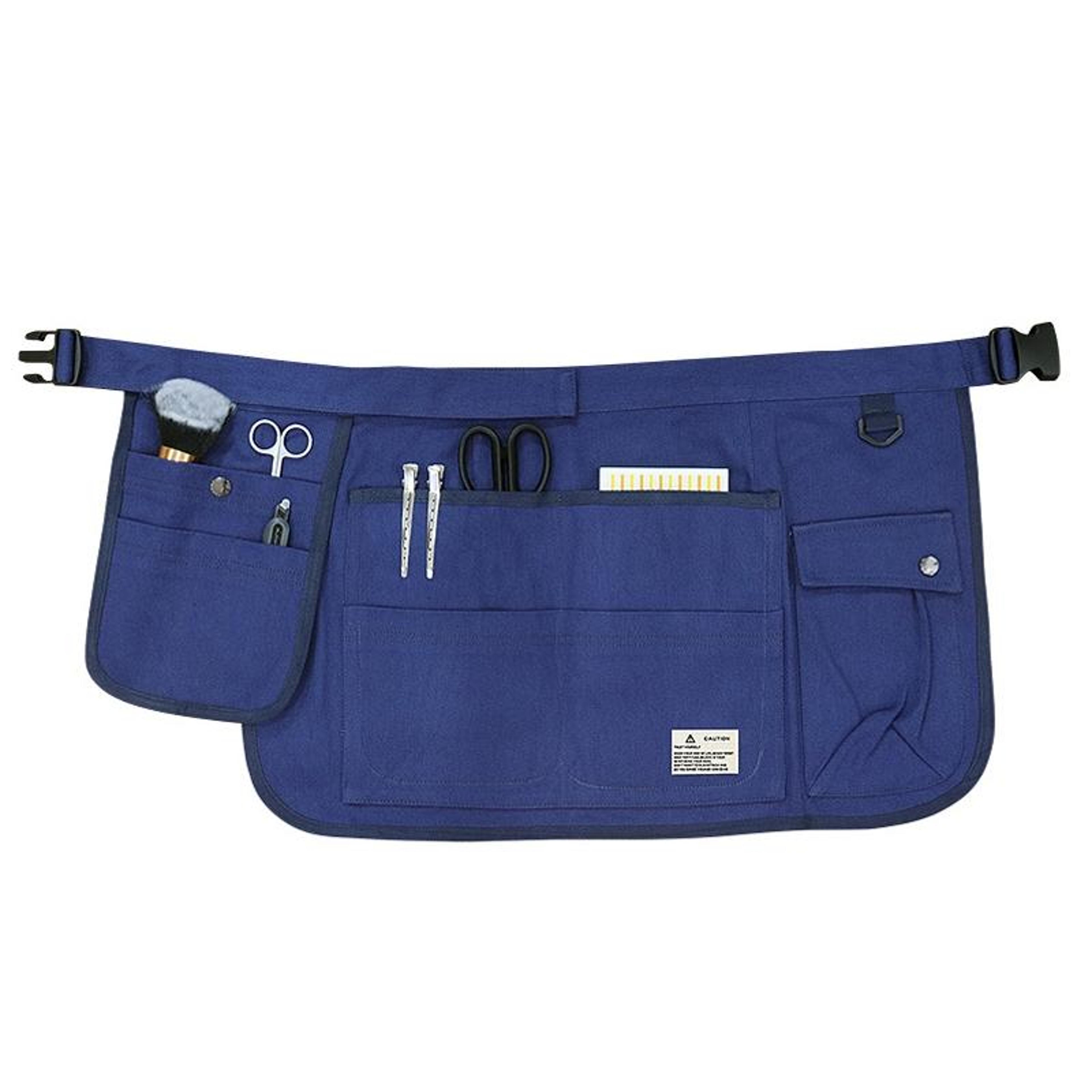 Canvas Gardening Apron Multi Pocket Tool Apron Adjustable Waist Utility Apron 10