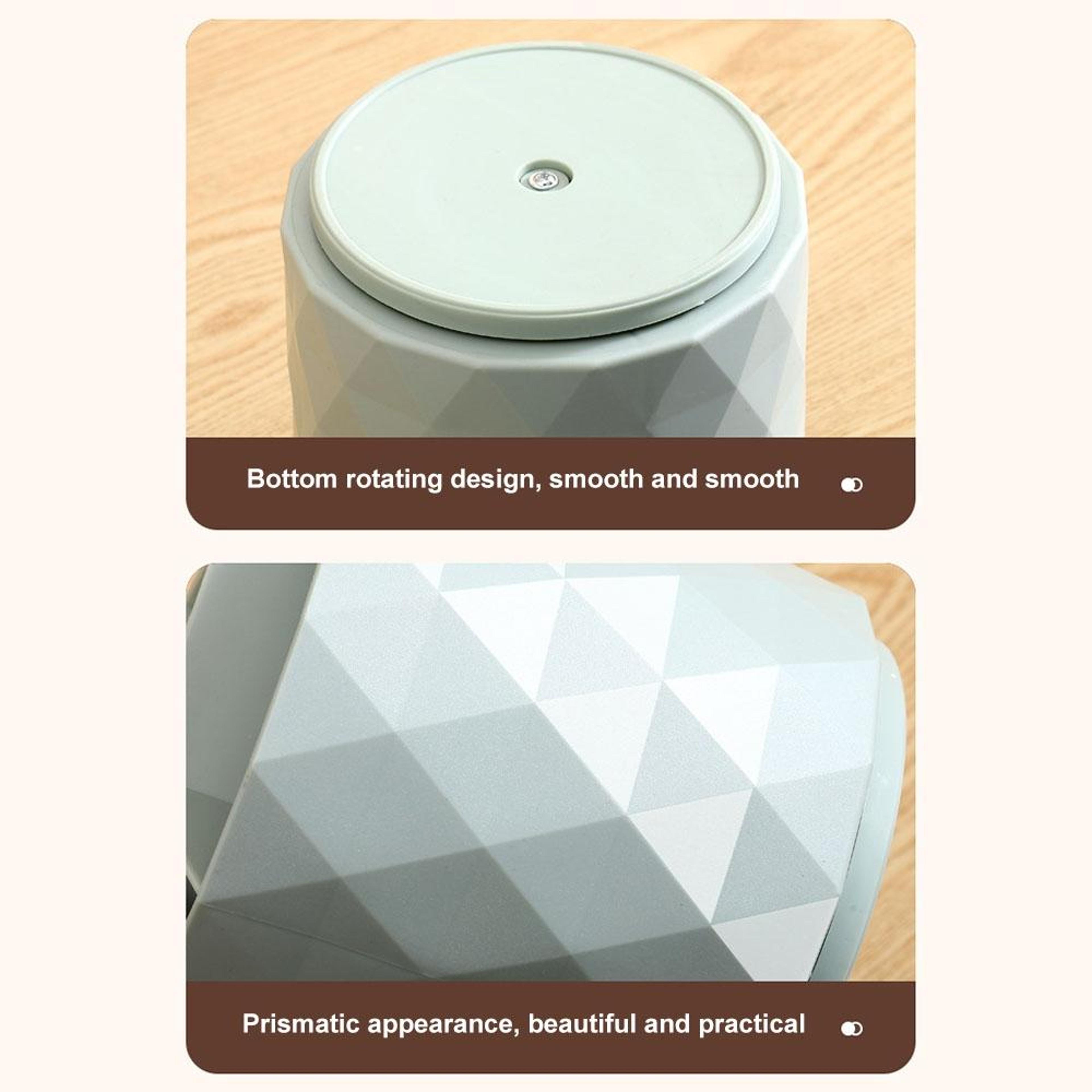 360 Rotating Desk Organizer Pen Holder Large Capacity Makeup Brush Holder Storage Box 3
