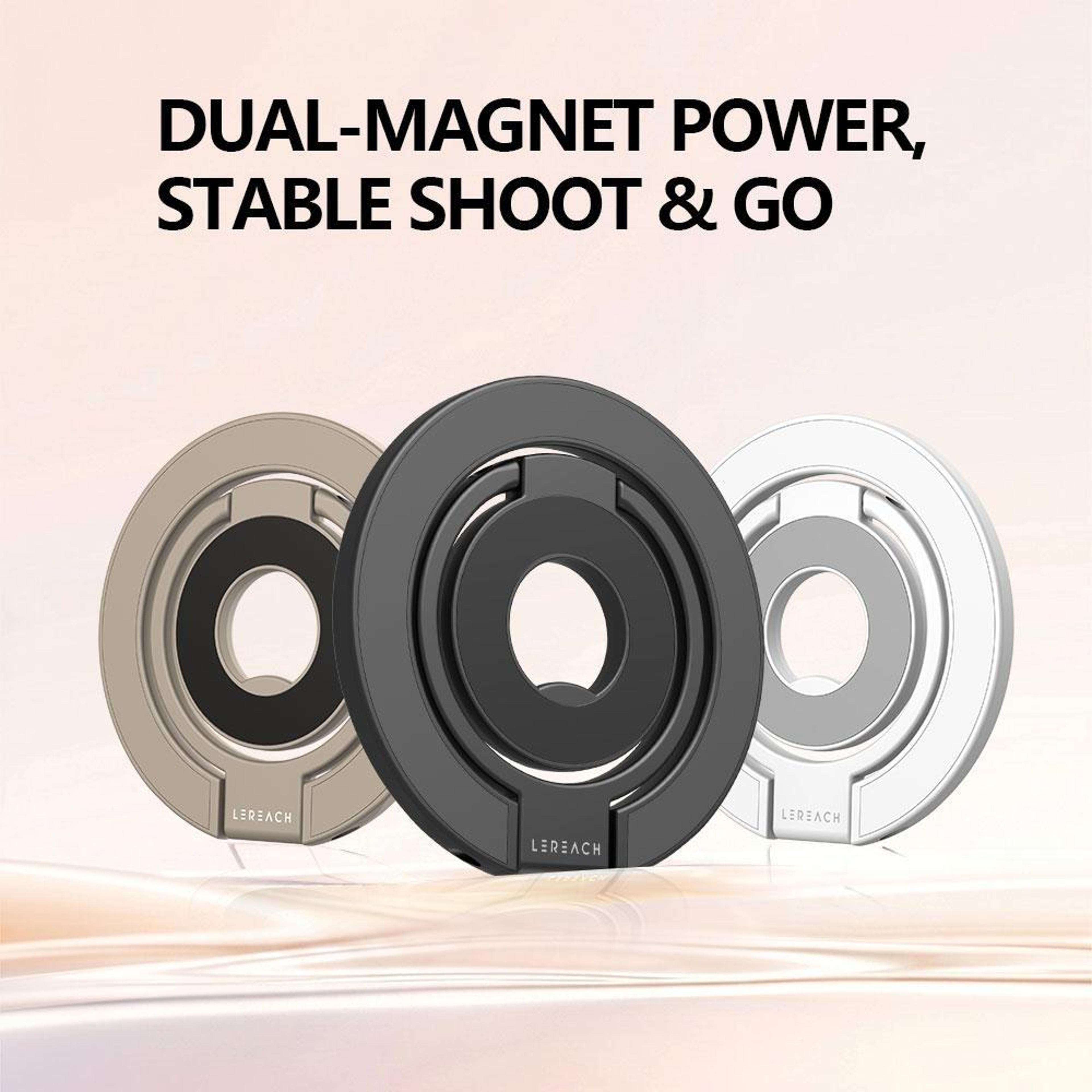 Magnetic Phone Holder 360 Rotating Foldable Phone Ring Stand 3