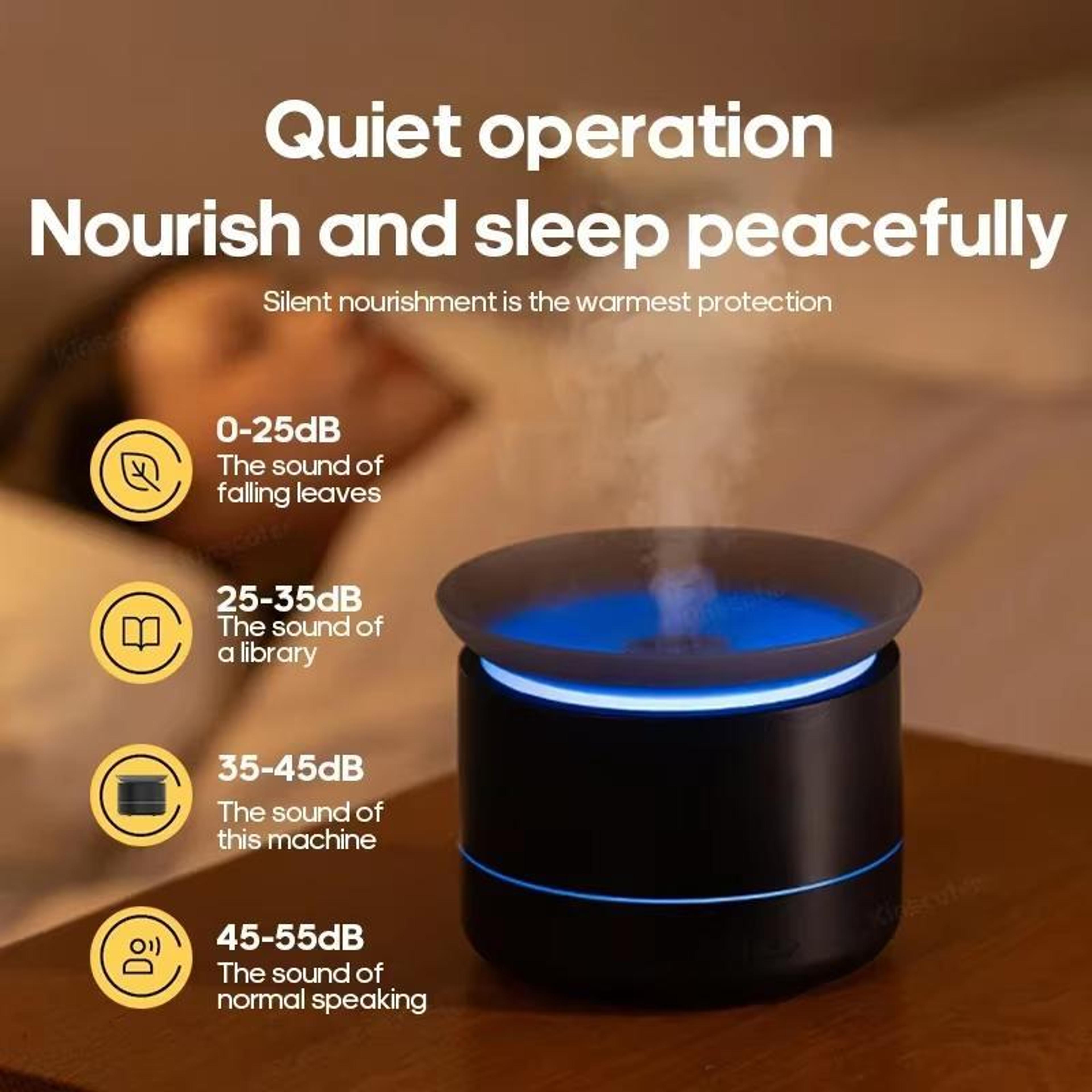Sea Of Clouds Aroma Diffuser 200ml Essential Oil Diffuser USB Cool Mist Humidifier With 7 Color Moo 5