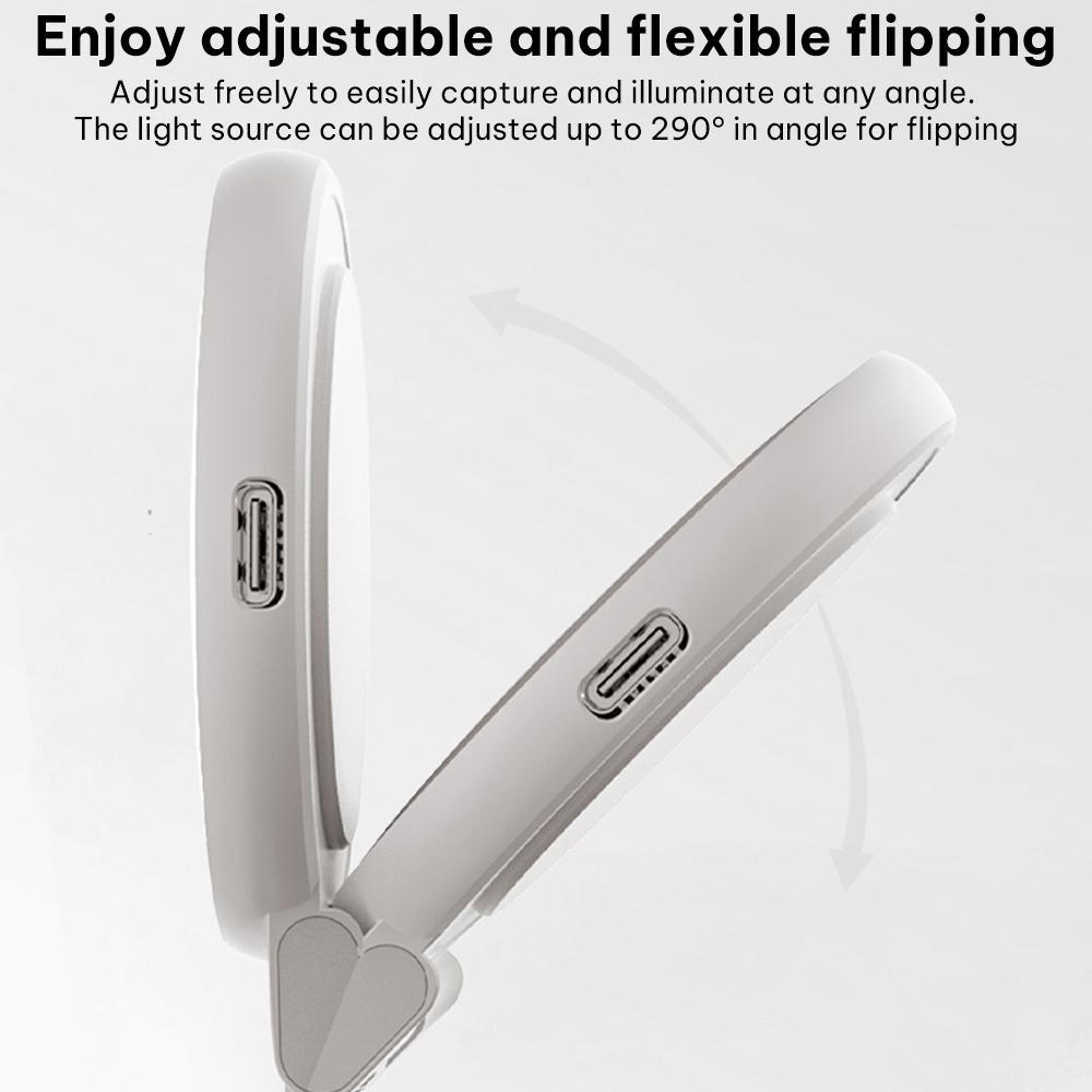 Magnetic Phone Fill Light Portable LED Selfie Light With 3 Color Modes For MagSafe Compatible Phone 11