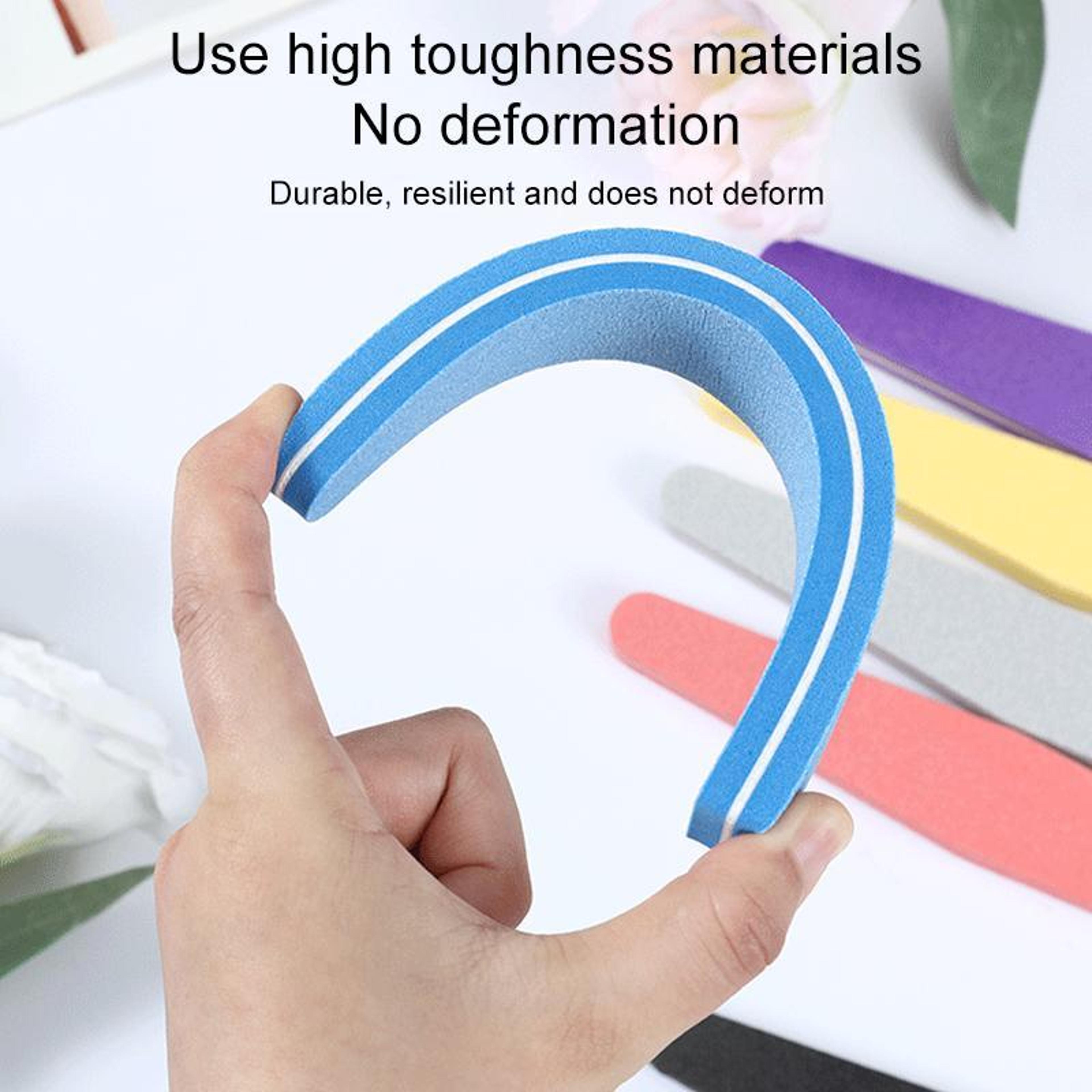 100PCS Professional Nail Buffer Block Diamond Shape Nail Sanding Sponge Manicure File Set 2