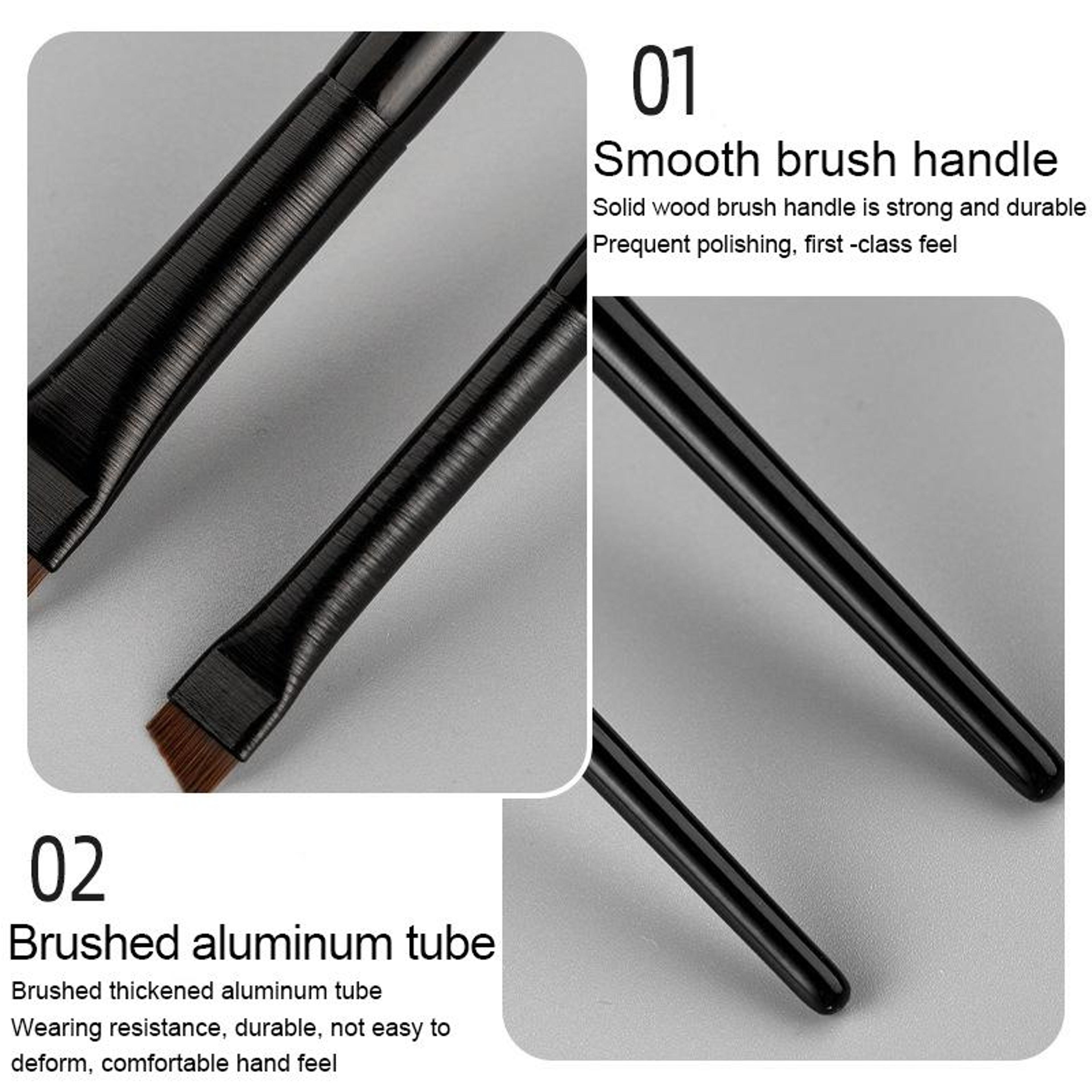 Ultra Thin Eyeliner Brush Angled Eyebrow Brush Set For Precision Makeup 2