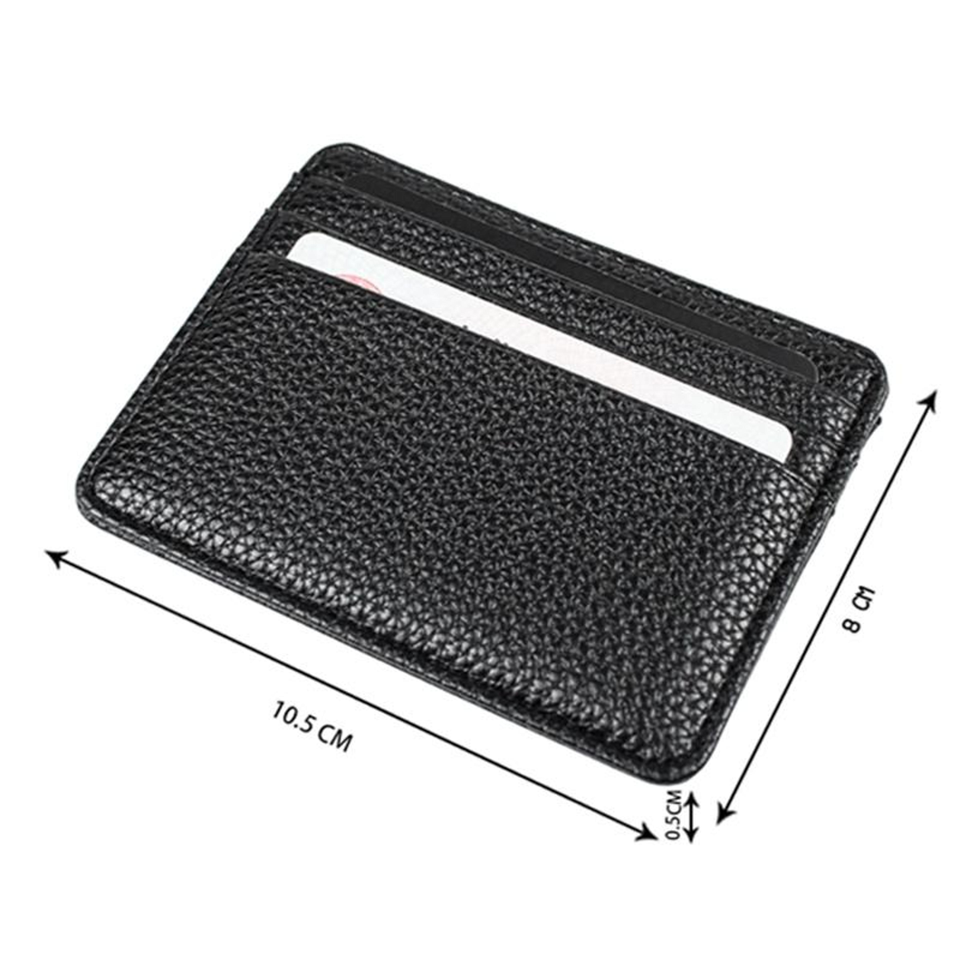 Slim Card Holder Mini Wallet With Coin Pocket Multi Card Slot PU Leather Card Holder 1