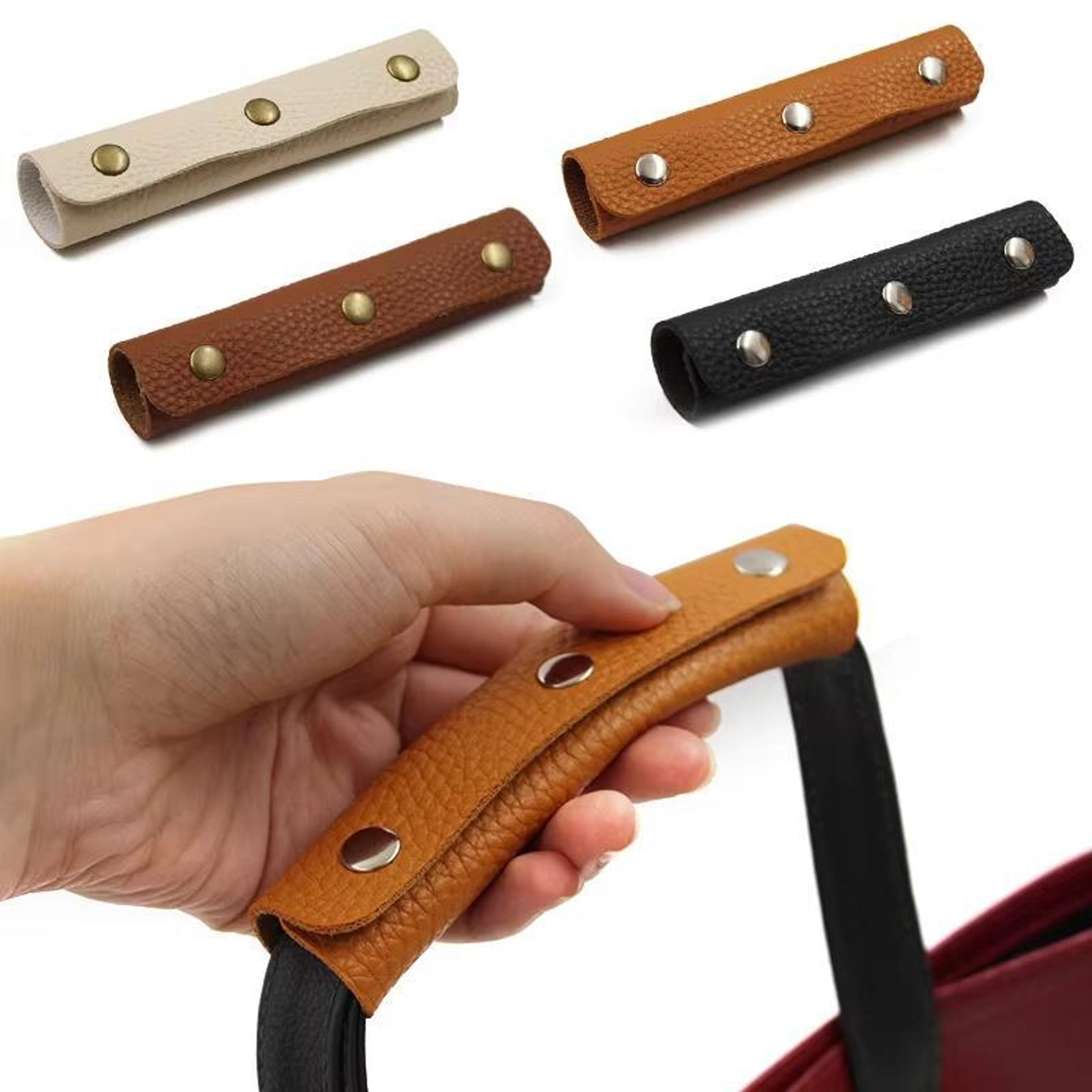 3 Layer Leather Luggage Handle Protector Anti Slip Suitcase Handle Cover For Travel Bags 1