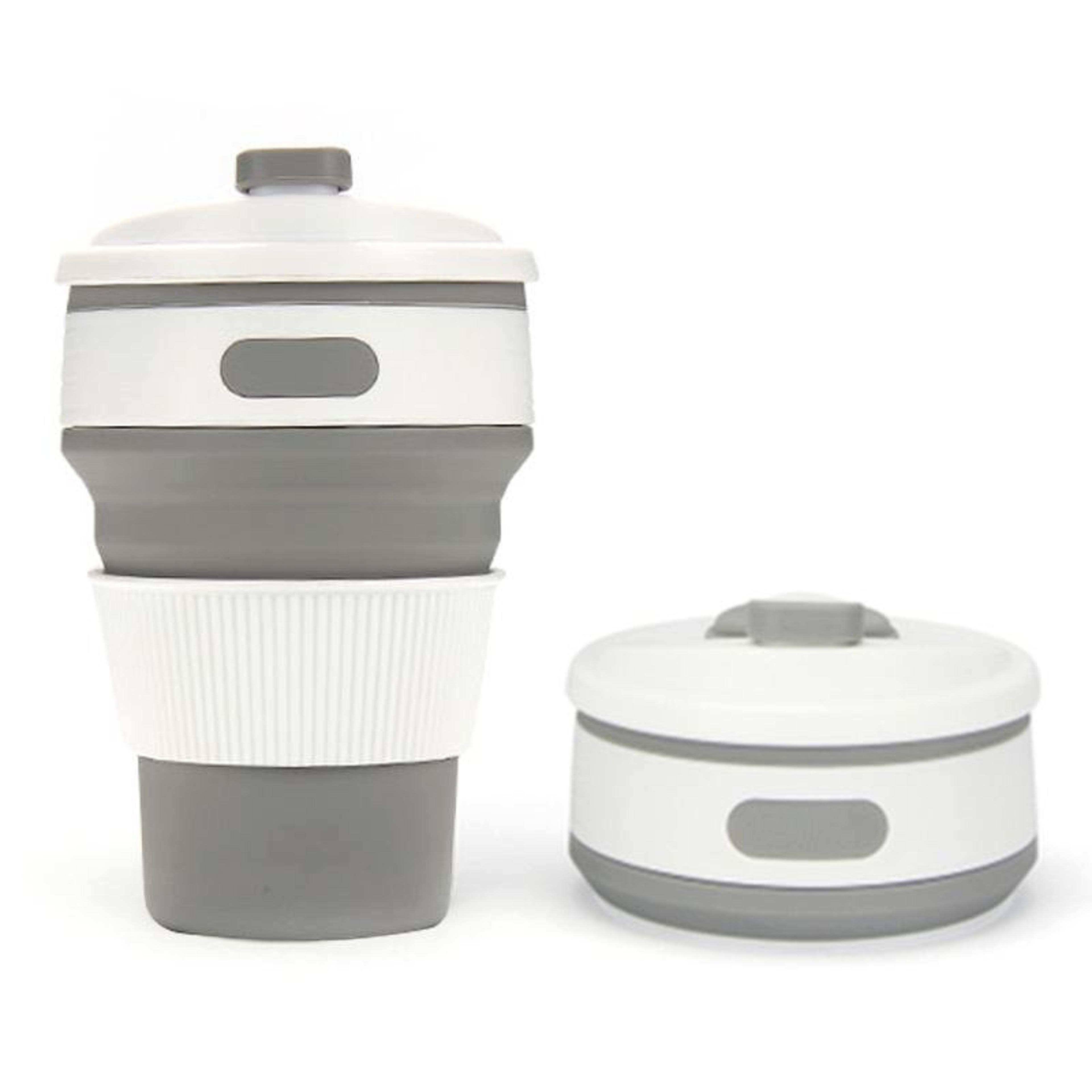 350ml Collapsible Silicone Travel Coffee Cup Portable Reusable Folding Mug 14