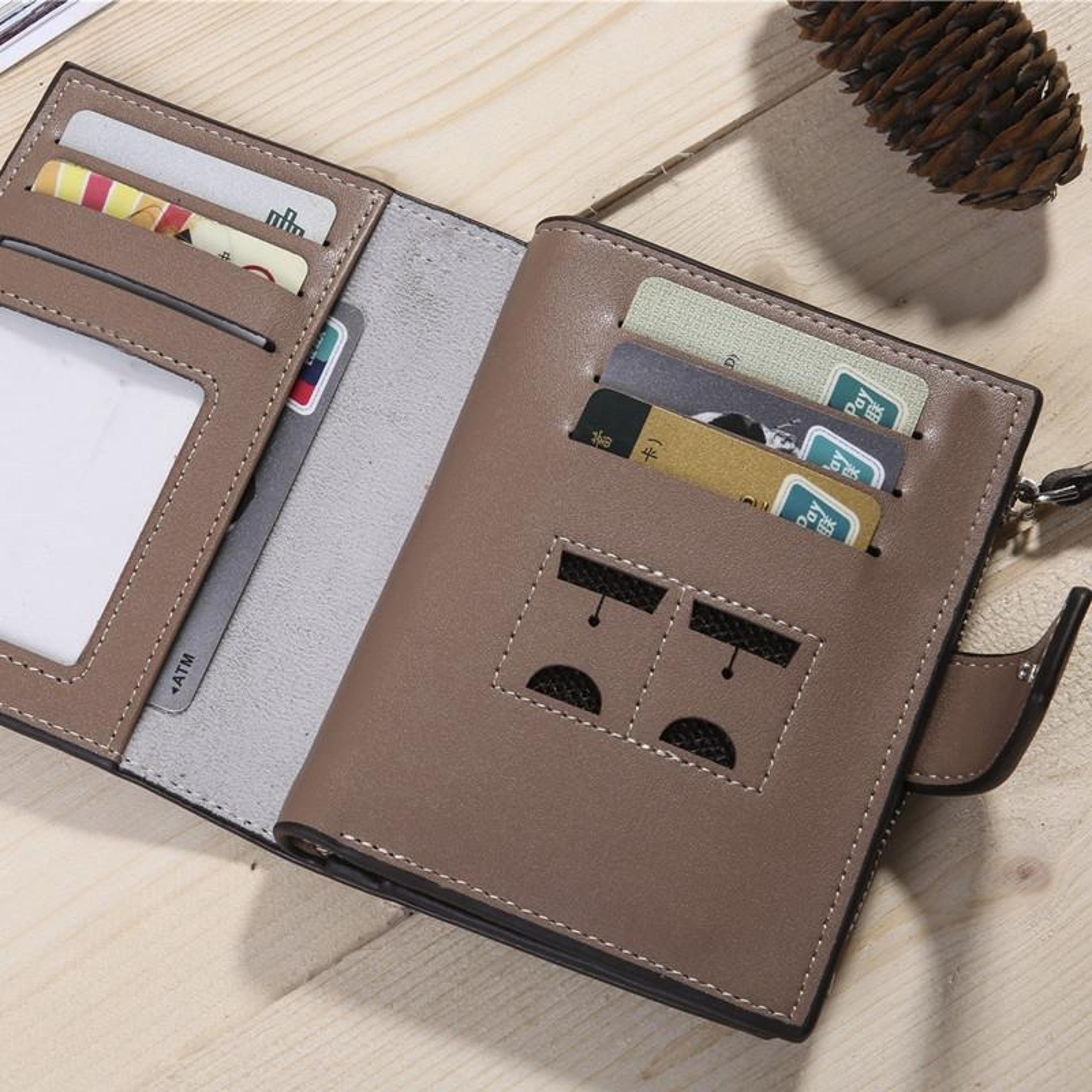 Retro Canvas Pattern Long Wallet RFID Style Multi Card Wallet With Zipper Coin Pocket 2