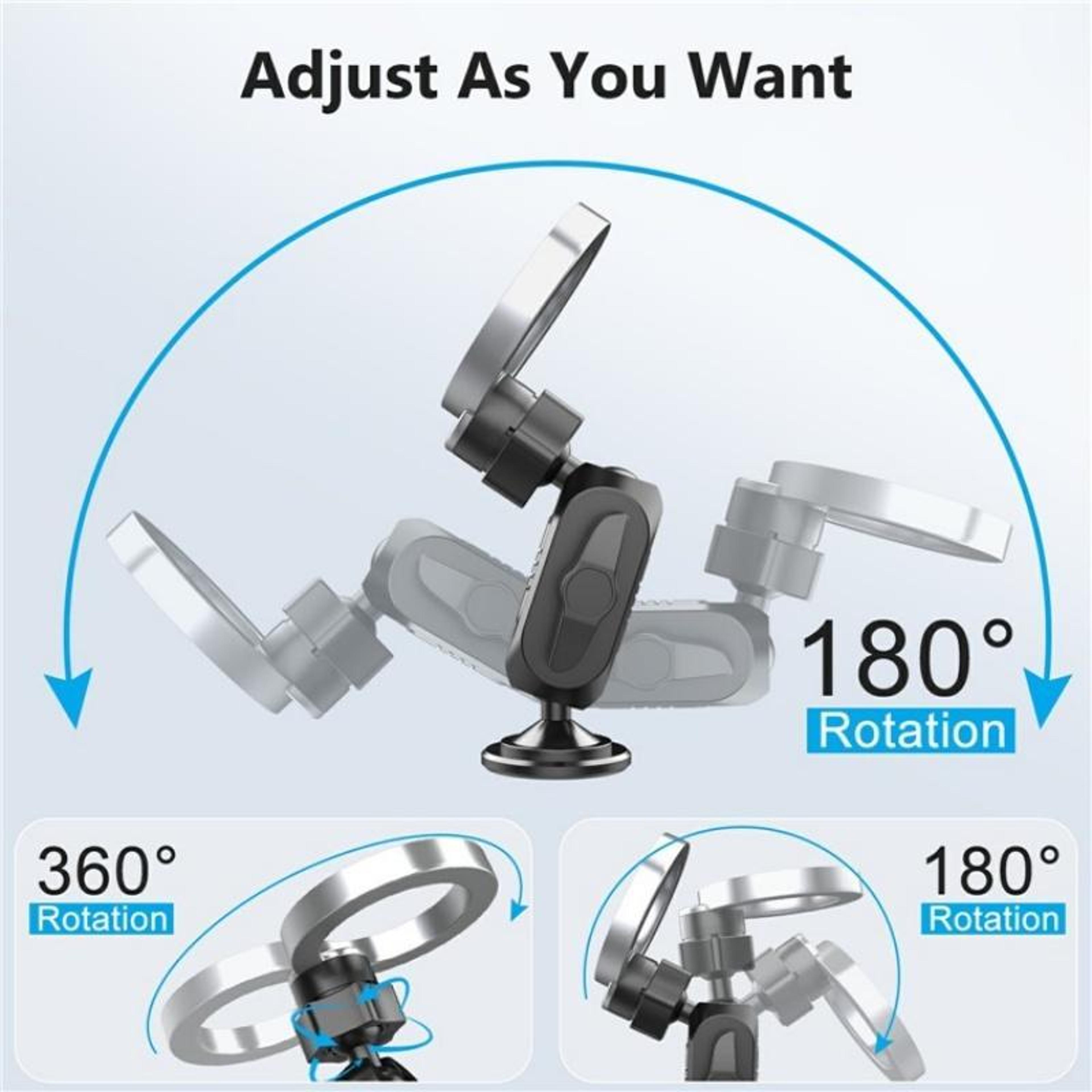 360 Magnetic Car Phone Mount Universal Dashboard Phone Holder 6