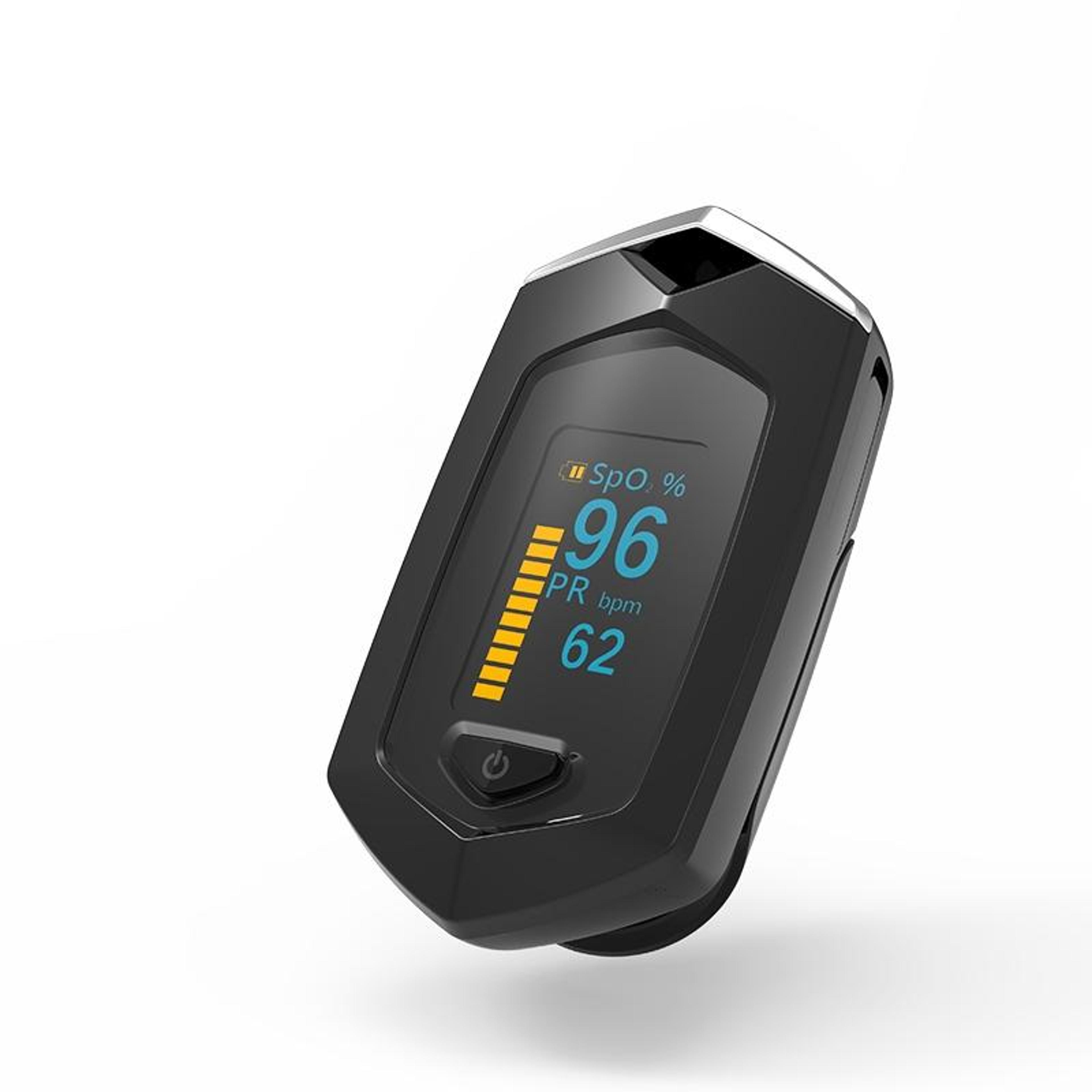 Rechargeable Fingertip Pulse Oximeter Portable Blood Oxygen Monitor 2
