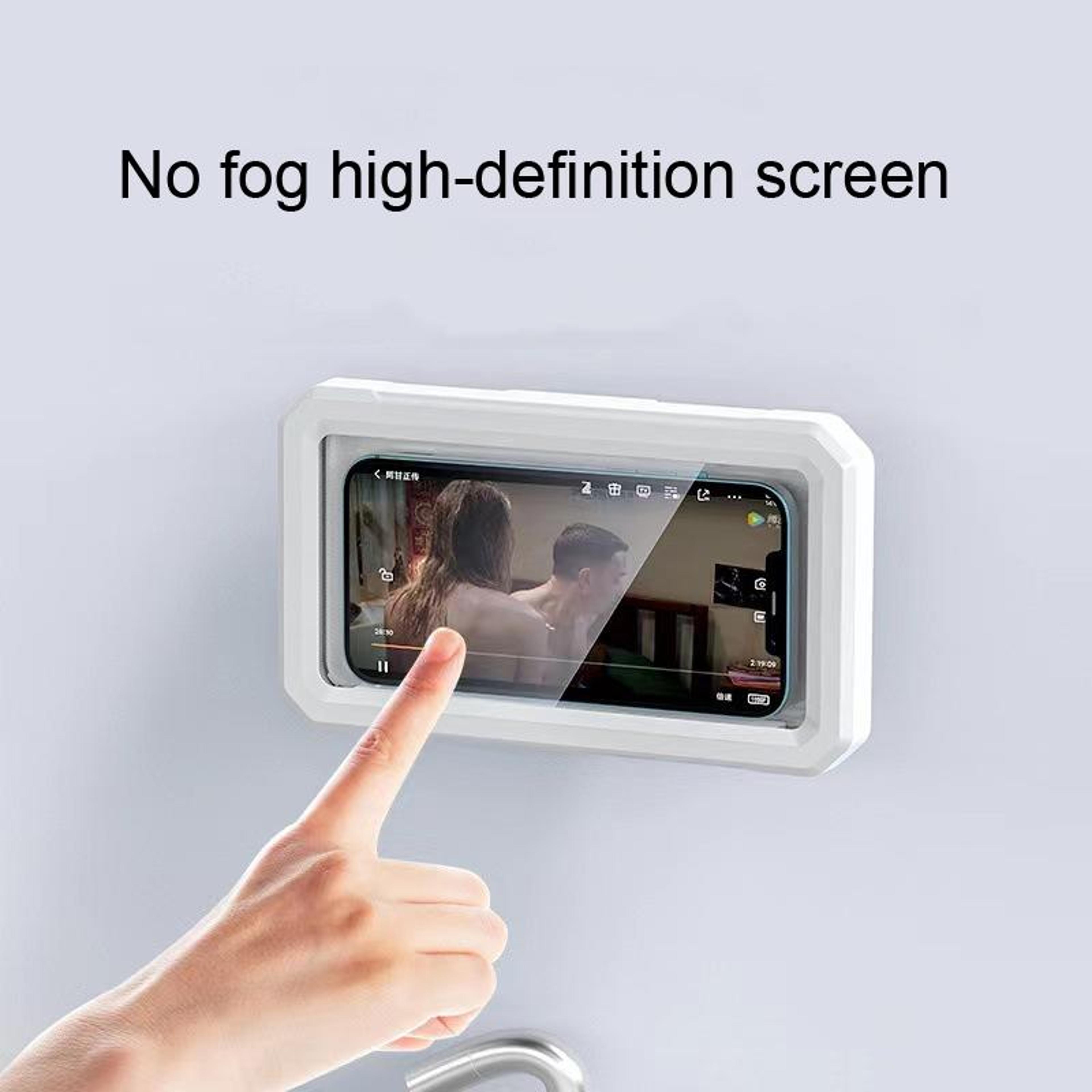 Retractable Wall Mount Waterproof Shower Phone Holder With 360 Rotation 3