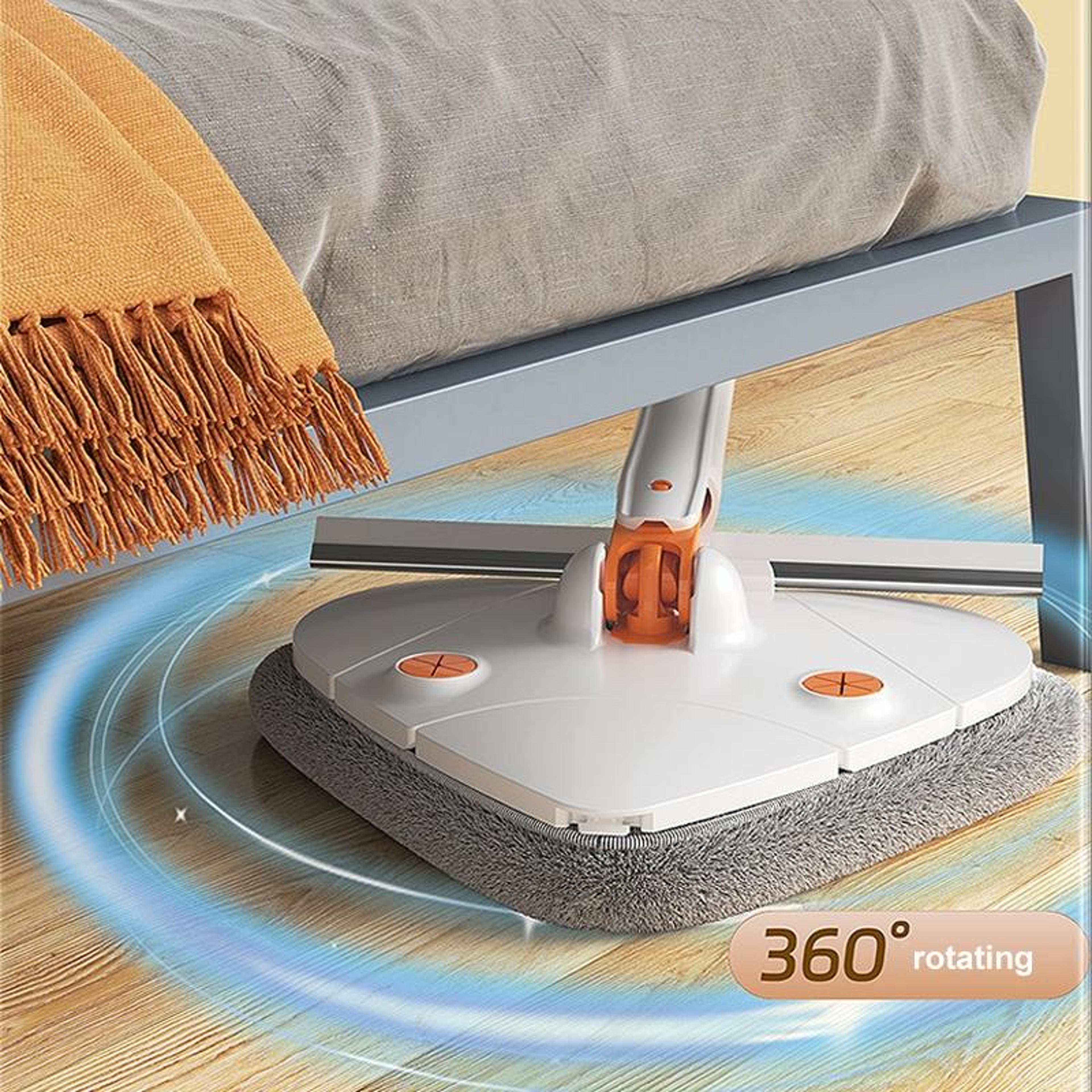 360 Rotating Triangle Mop With Self Wringing System And Telescopic Handle For Wet And Dry Floor Cle 6
