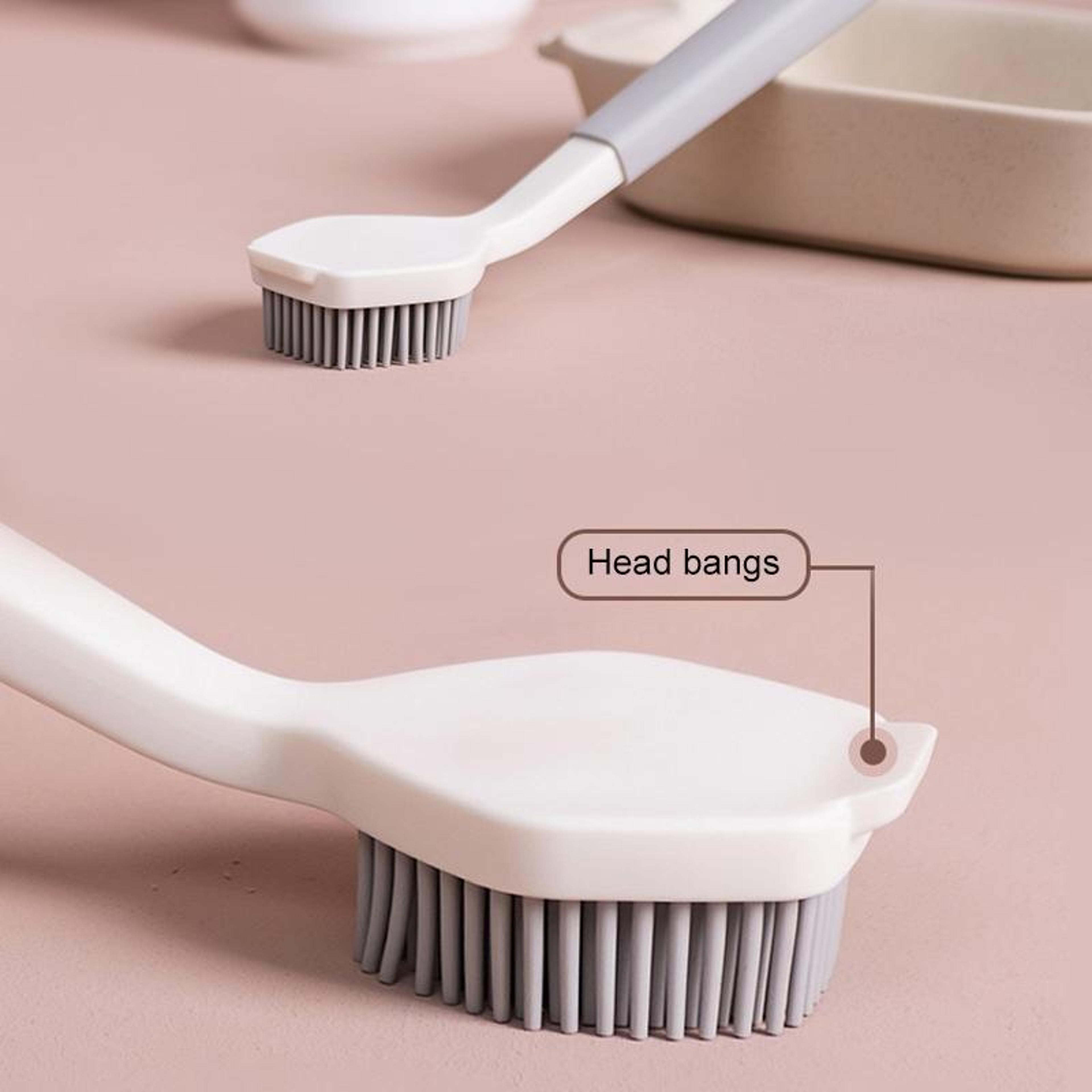 Long Handle Kitchen Cleaning Brush For Pots Bowls And Dishes With Soft Bristles 1