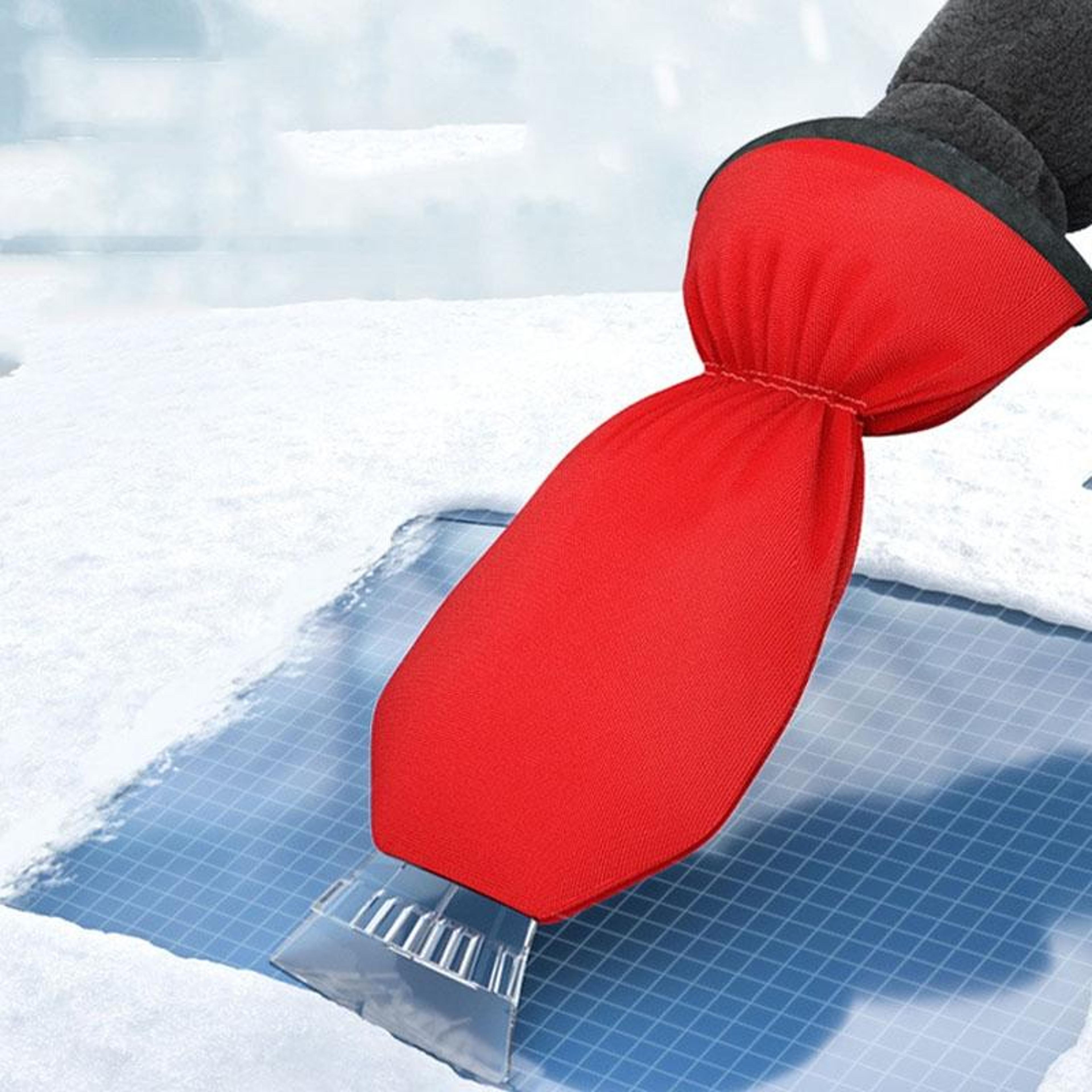 Winter Ice Scraper Glove Waterproof Car Windshield Scraper For Snow Ice And Frost Removal 0