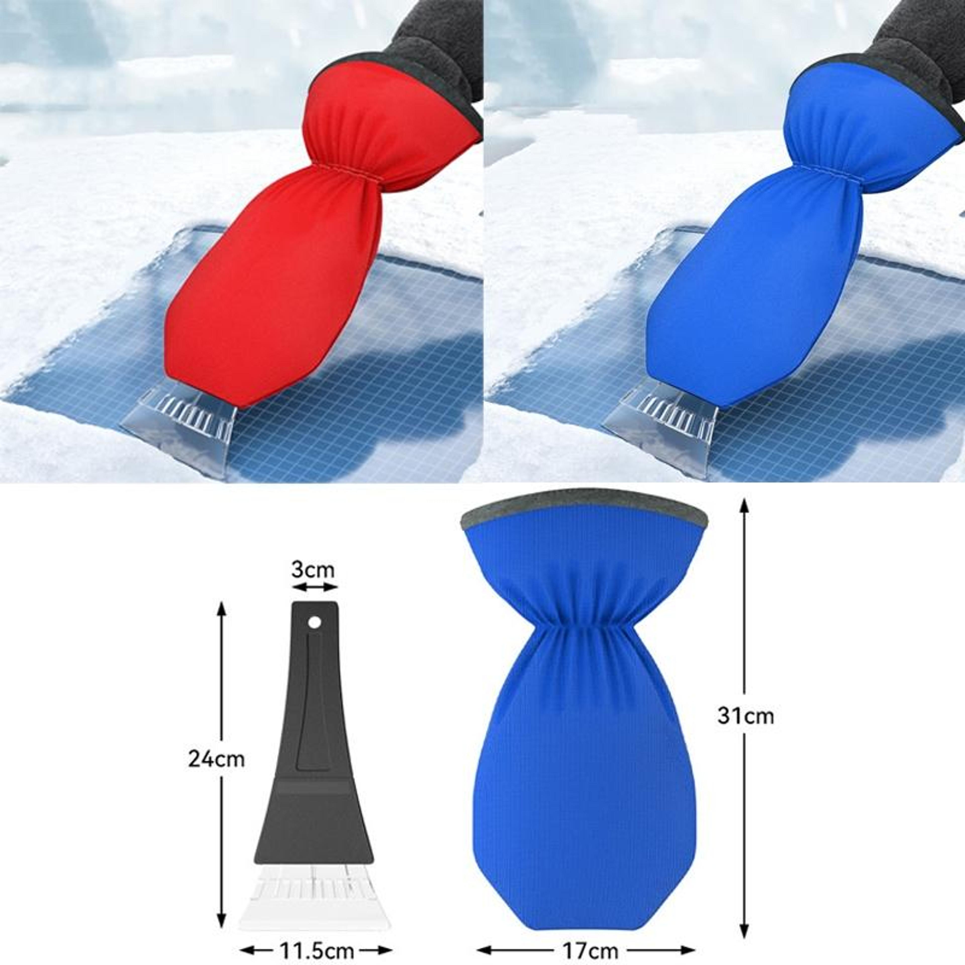 Winter Ice Scraper Glove Waterproof Car Windshield Scraper For Snow Ice And Frost Removal 1