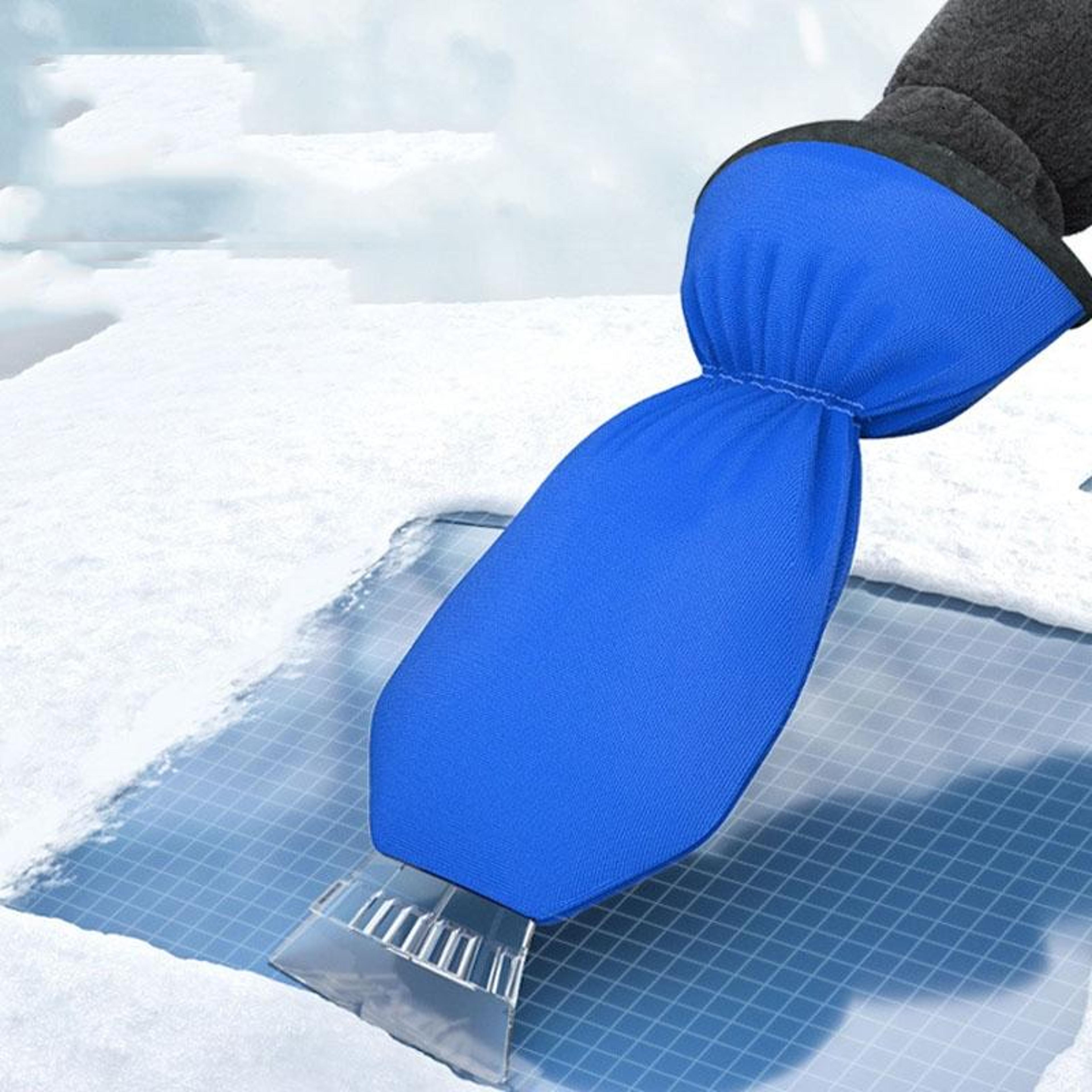 Winter Ice Scraper Glove Waterproof Car Windshield Scraper For Snow Ice And Frost Removal 7