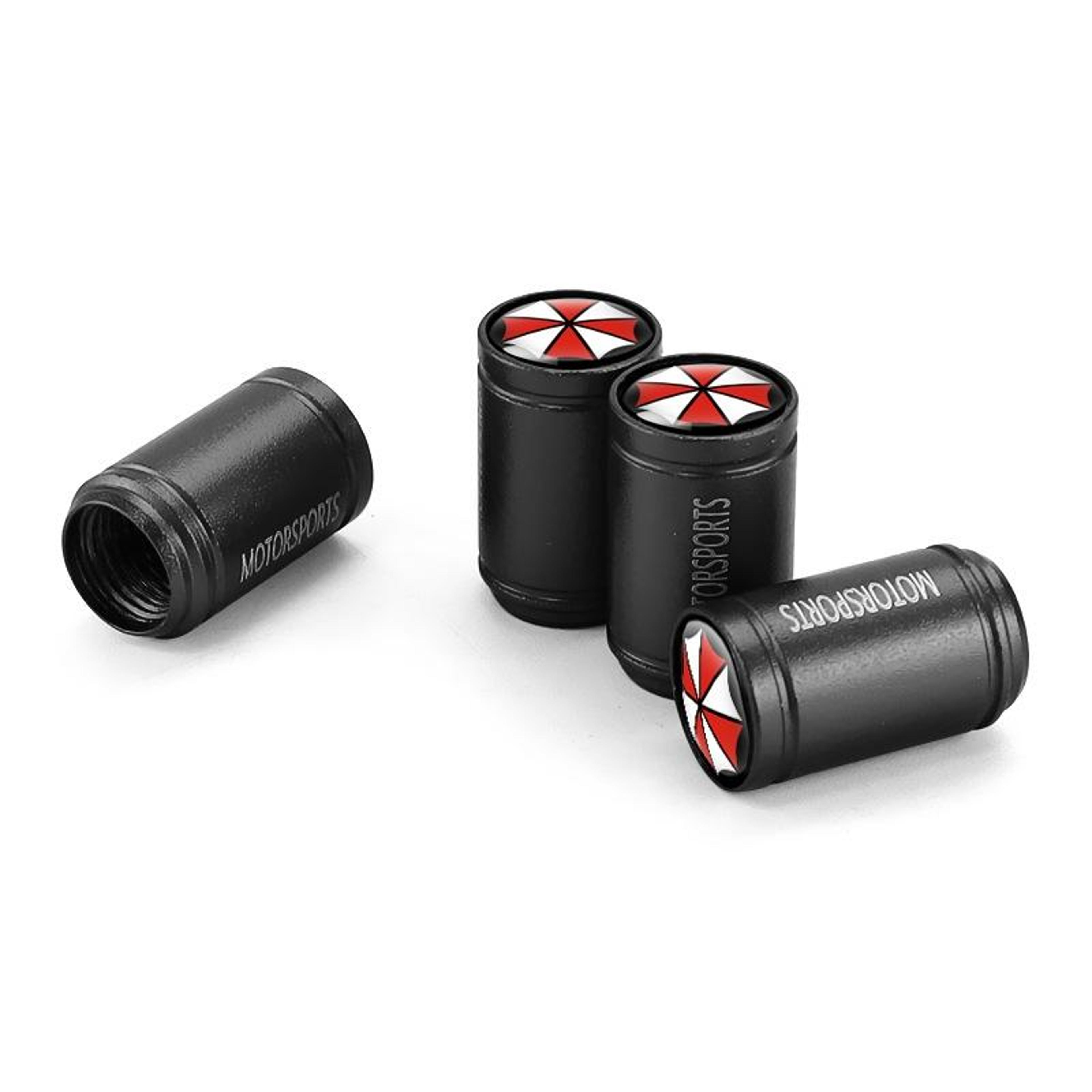 Universal Tire Valve Caps Aluminum Valve Stem Covers 4 Piece Anti Leak Rustproof Set 8