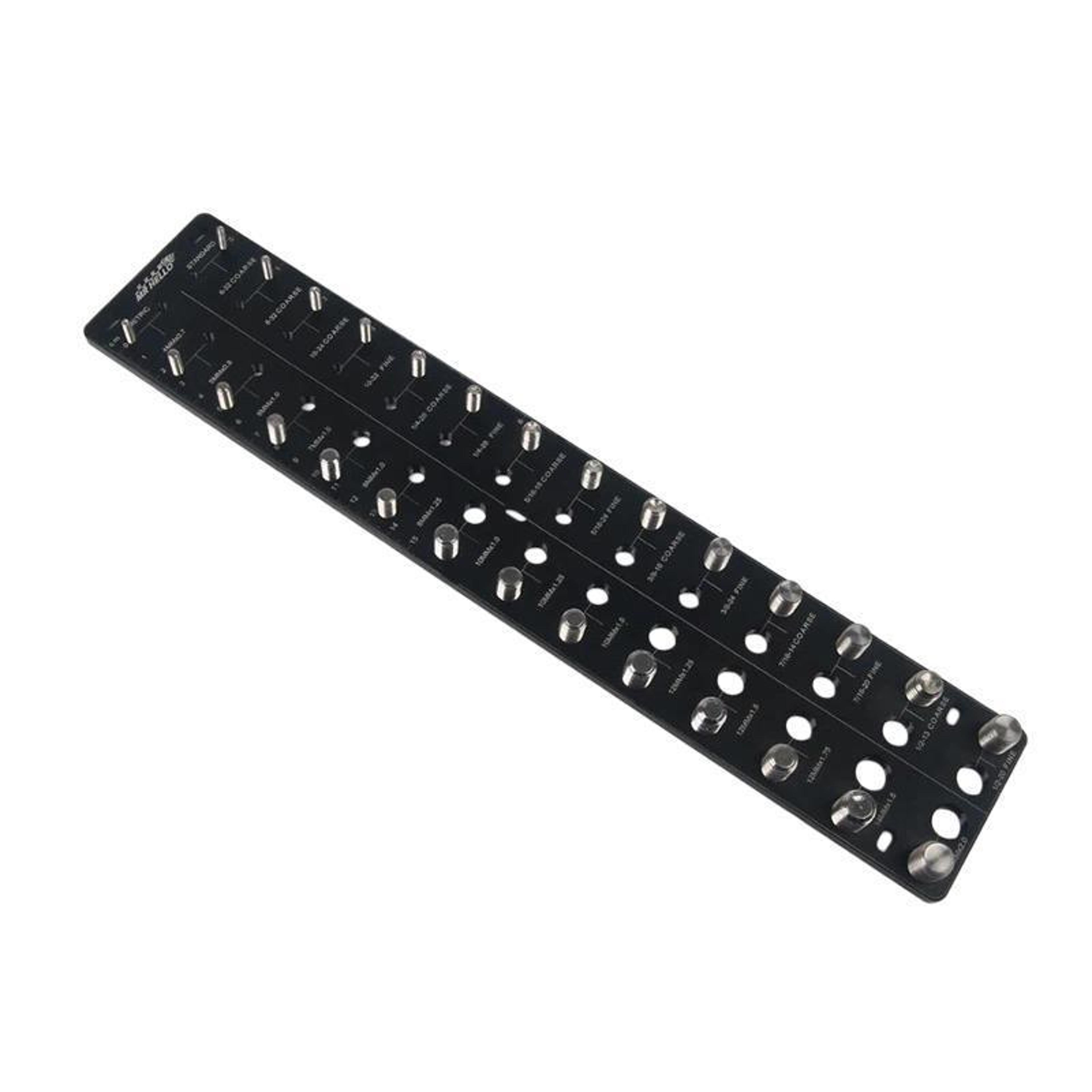 Universal Thread Checker Gauge 28 Hole Bolt Thread Gauge And Nut Thread Checker Tool 4