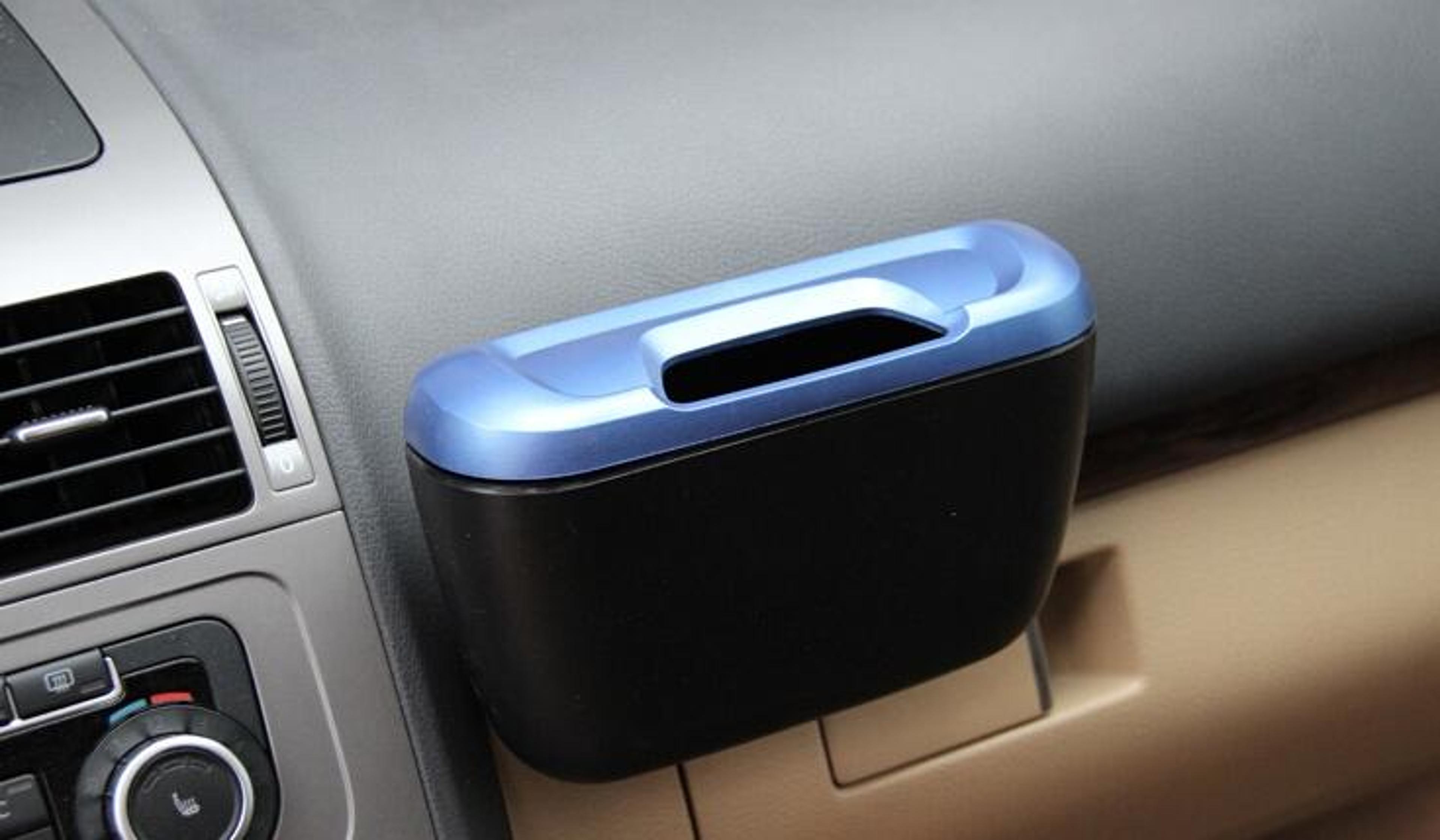 Compact Car Trash Can And Car Storage Organizer Hanging Mini Garbage Bin Random Color Delivery 6