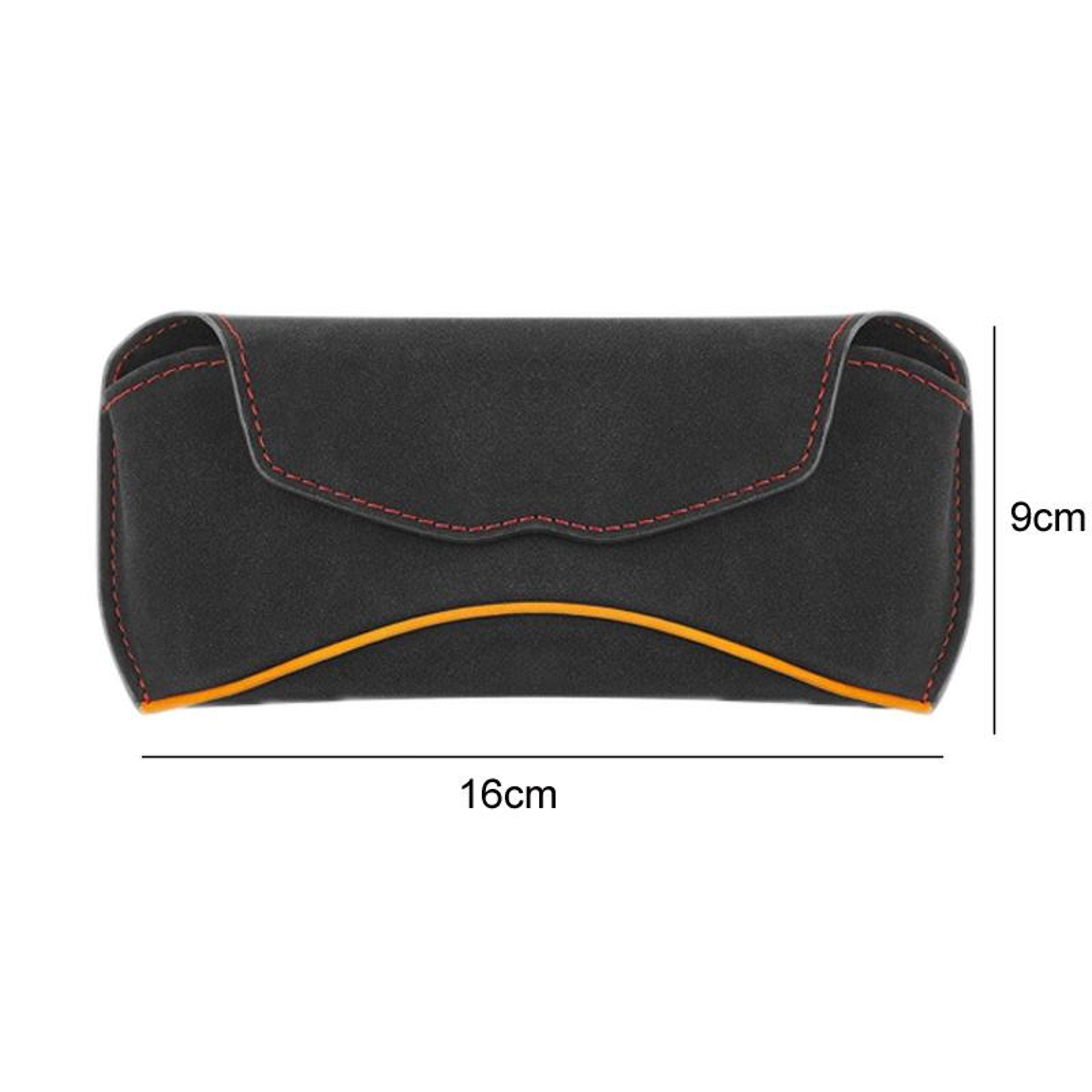 Car Sun Visor Glasses Case Magnetic Car Sunglasses Holder With Card Storage Organizer 1