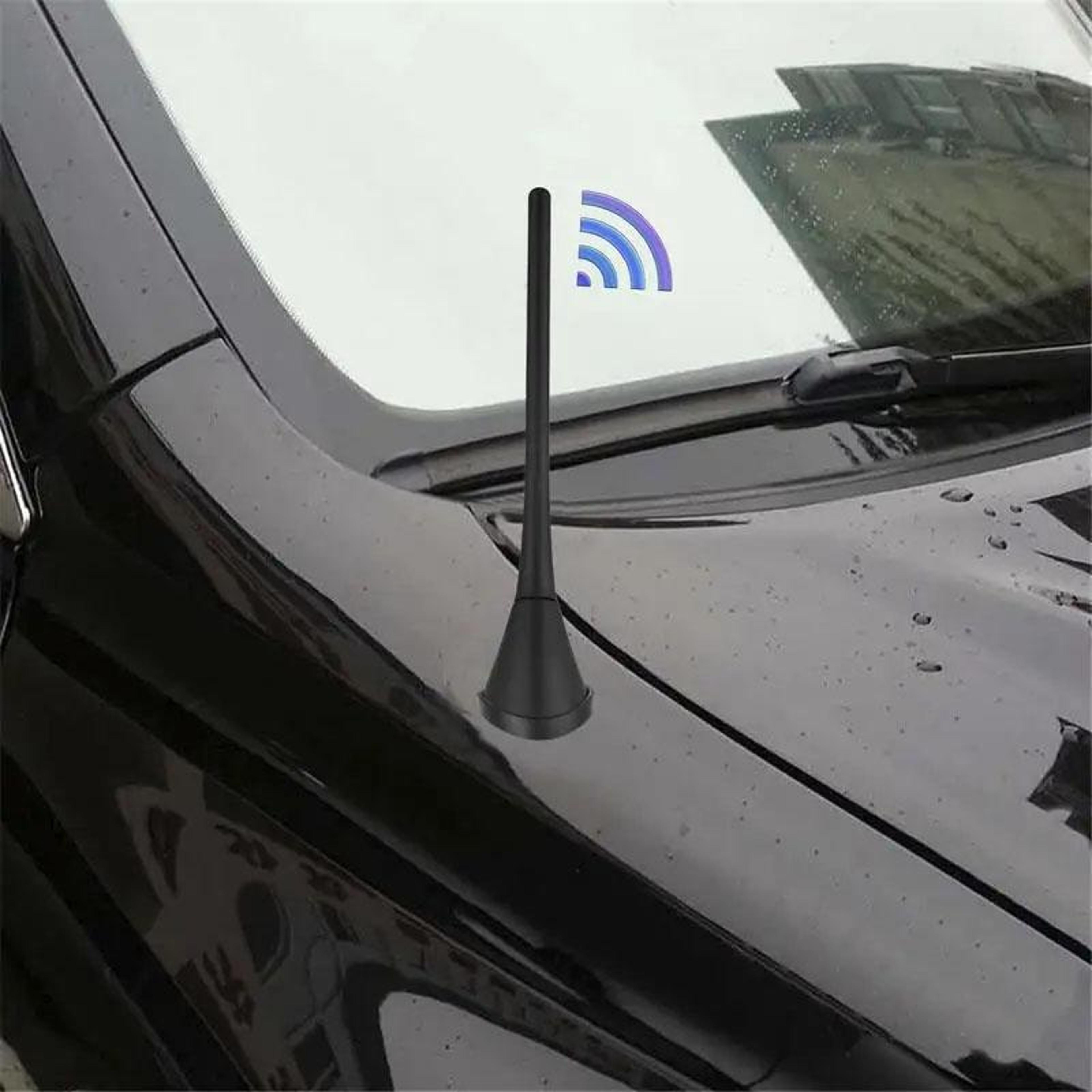 universal car radio antenna am fm roof aerial signal booster