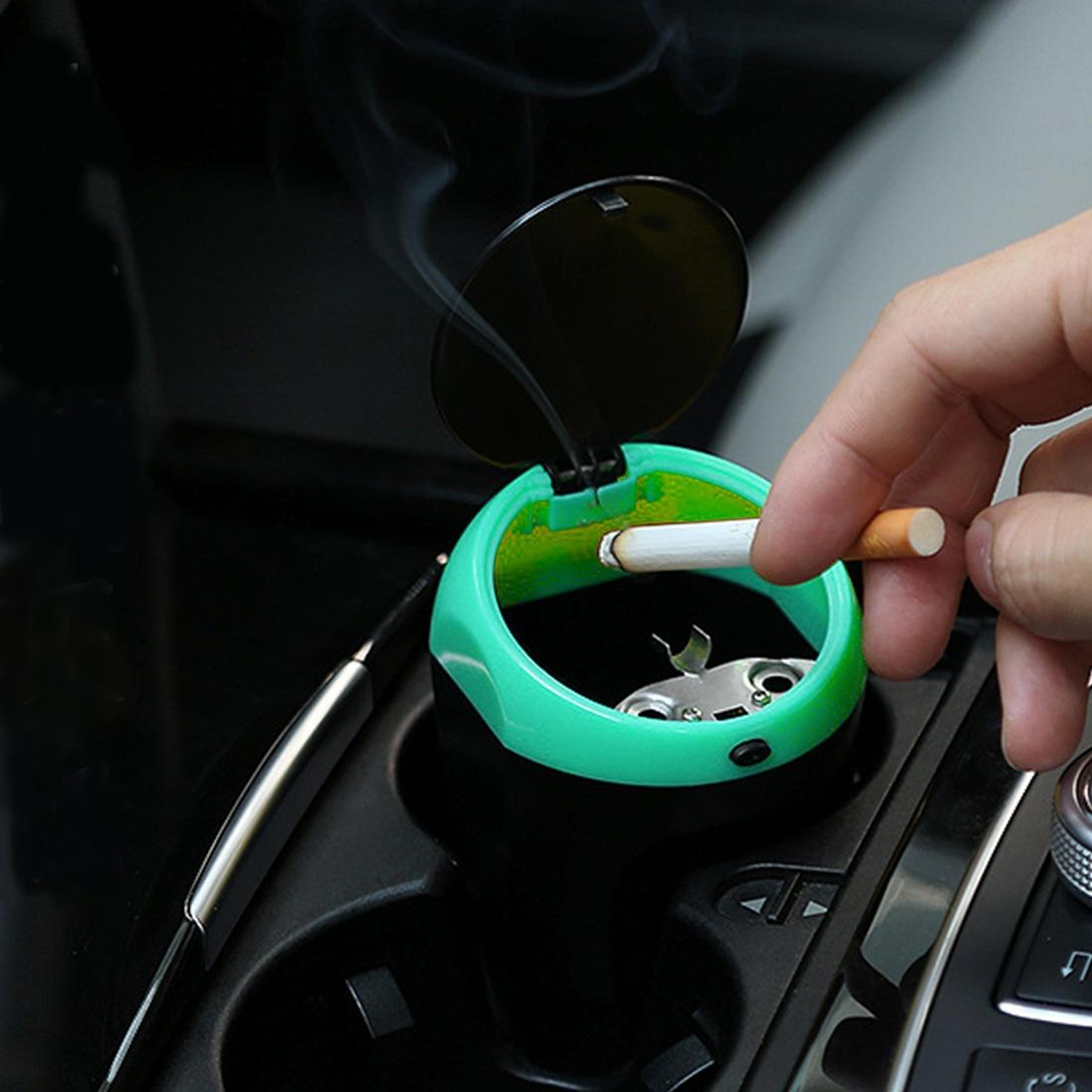 Universal Car Trash Bin  Portable Car Ashtray ABS Car Garbage Can Interior Organizer 4