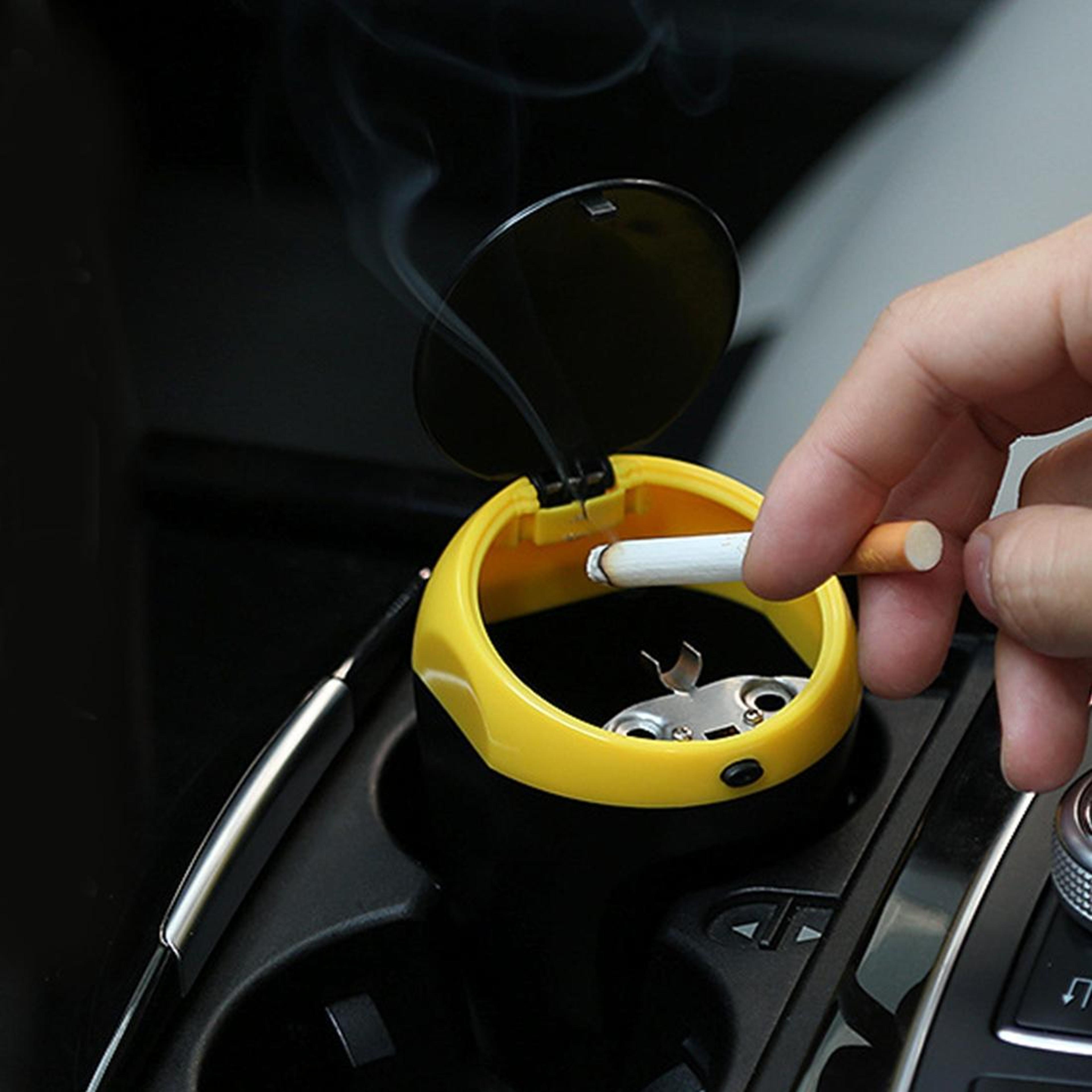 Universal Car Trash Bin  Portable Car Ashtray ABS Car Garbage Can Interior Organizer 5