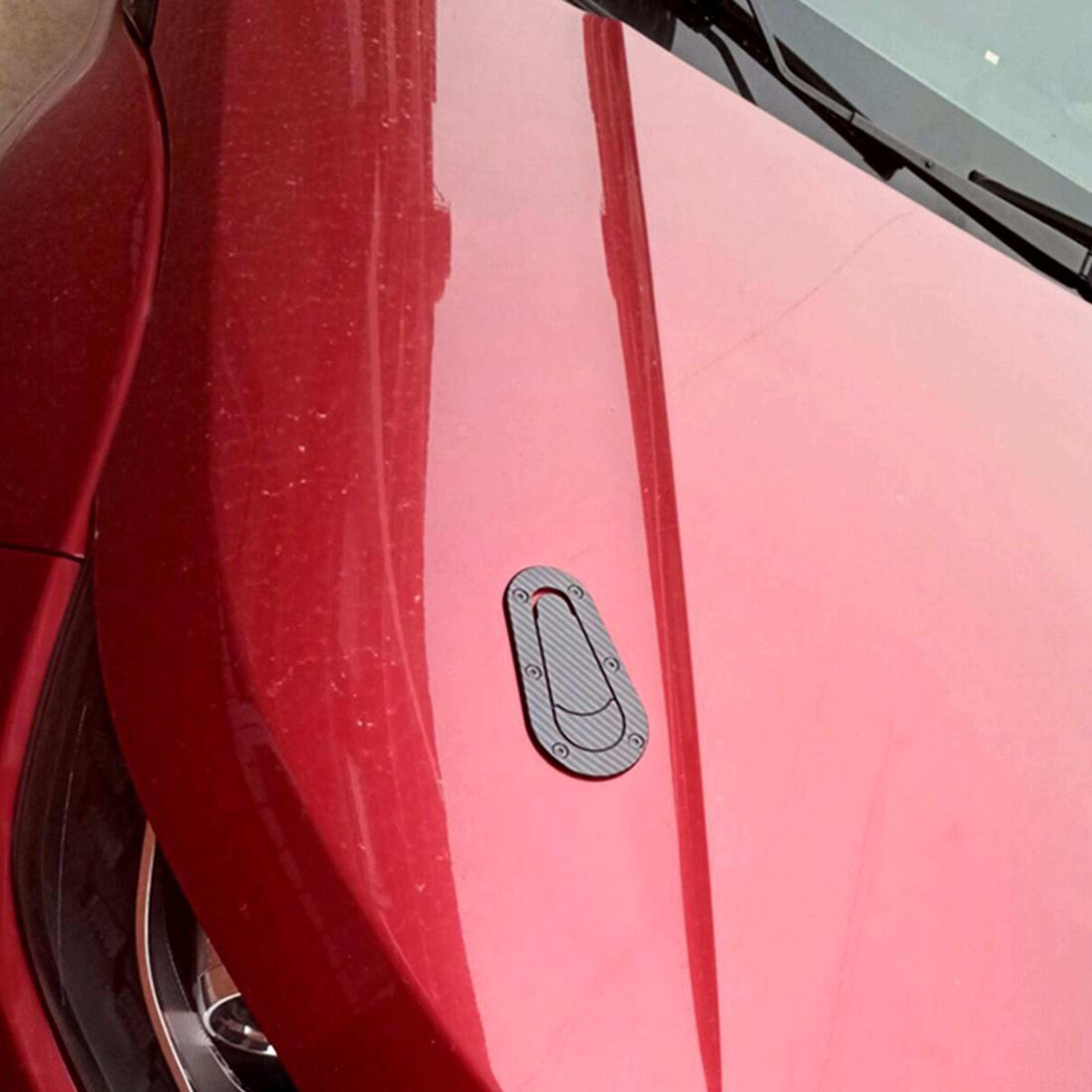 2PCS Car Hood Sticker Engine Lock Decorative Decals For Stylish Car Body Customization 5