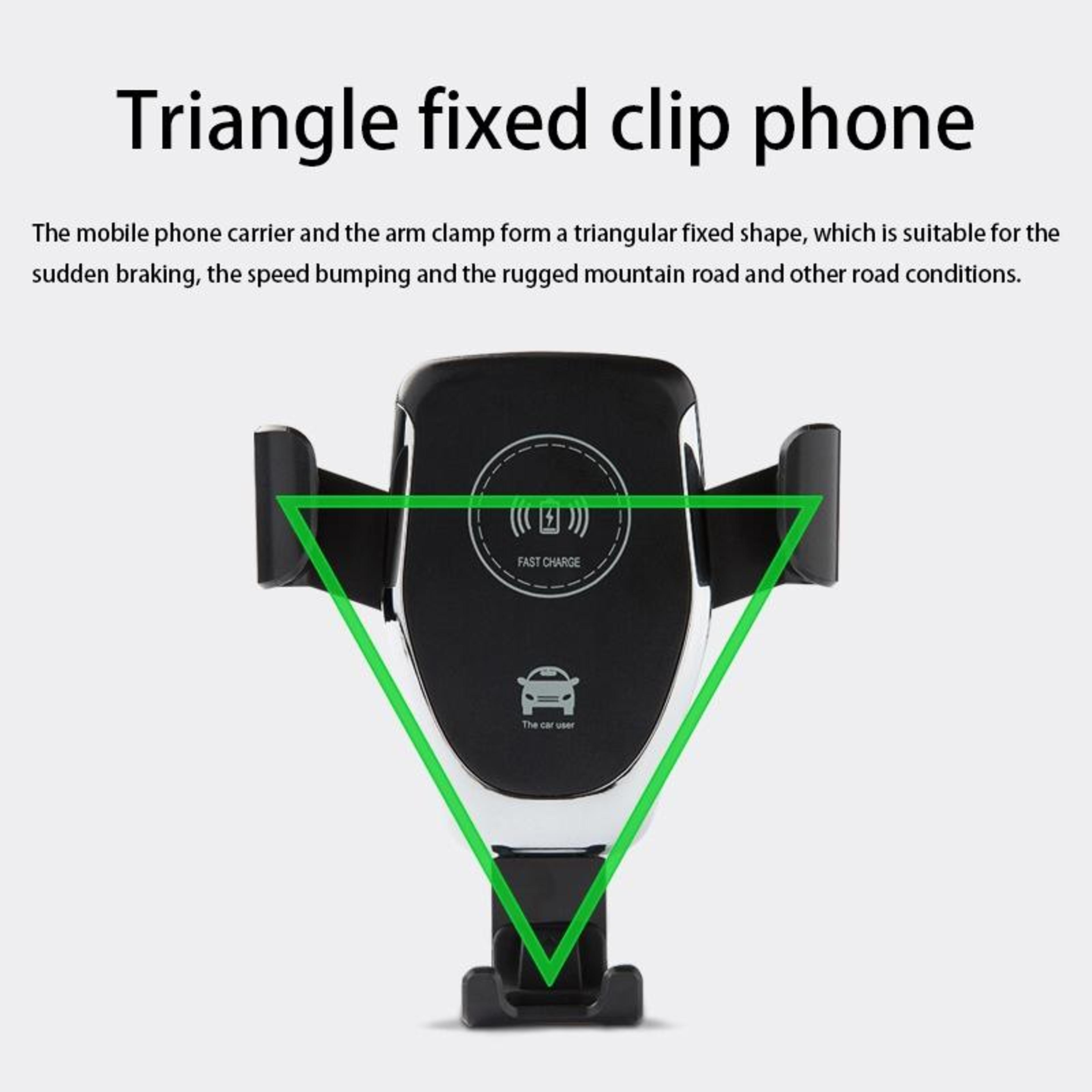Wireless Car Charger Qi Air Vent Car Phone Holder Mount For IPhone  Android 1
