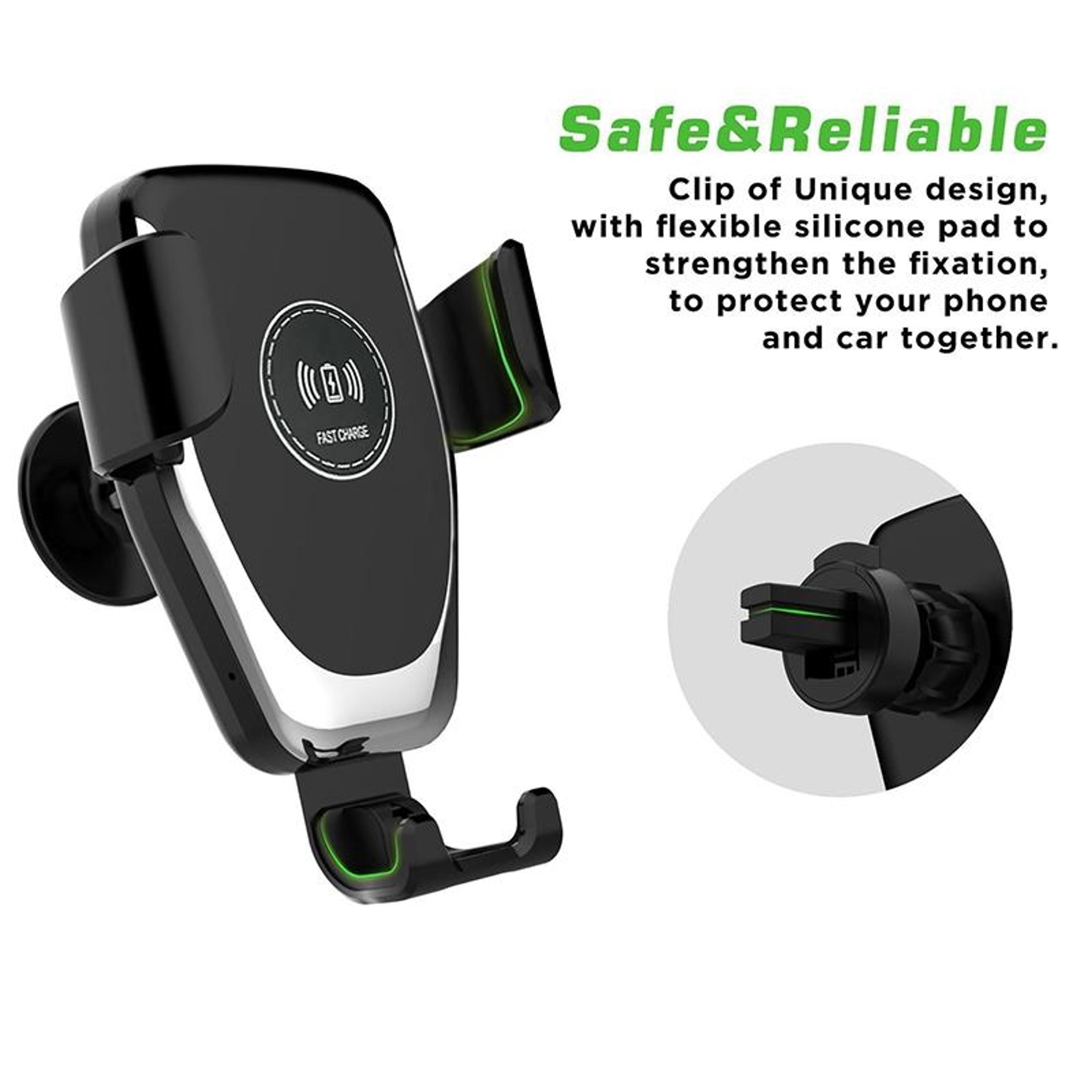 Wireless Car Charger Qi Air Vent Car Phone Holder Mount For IPhone  Android 7