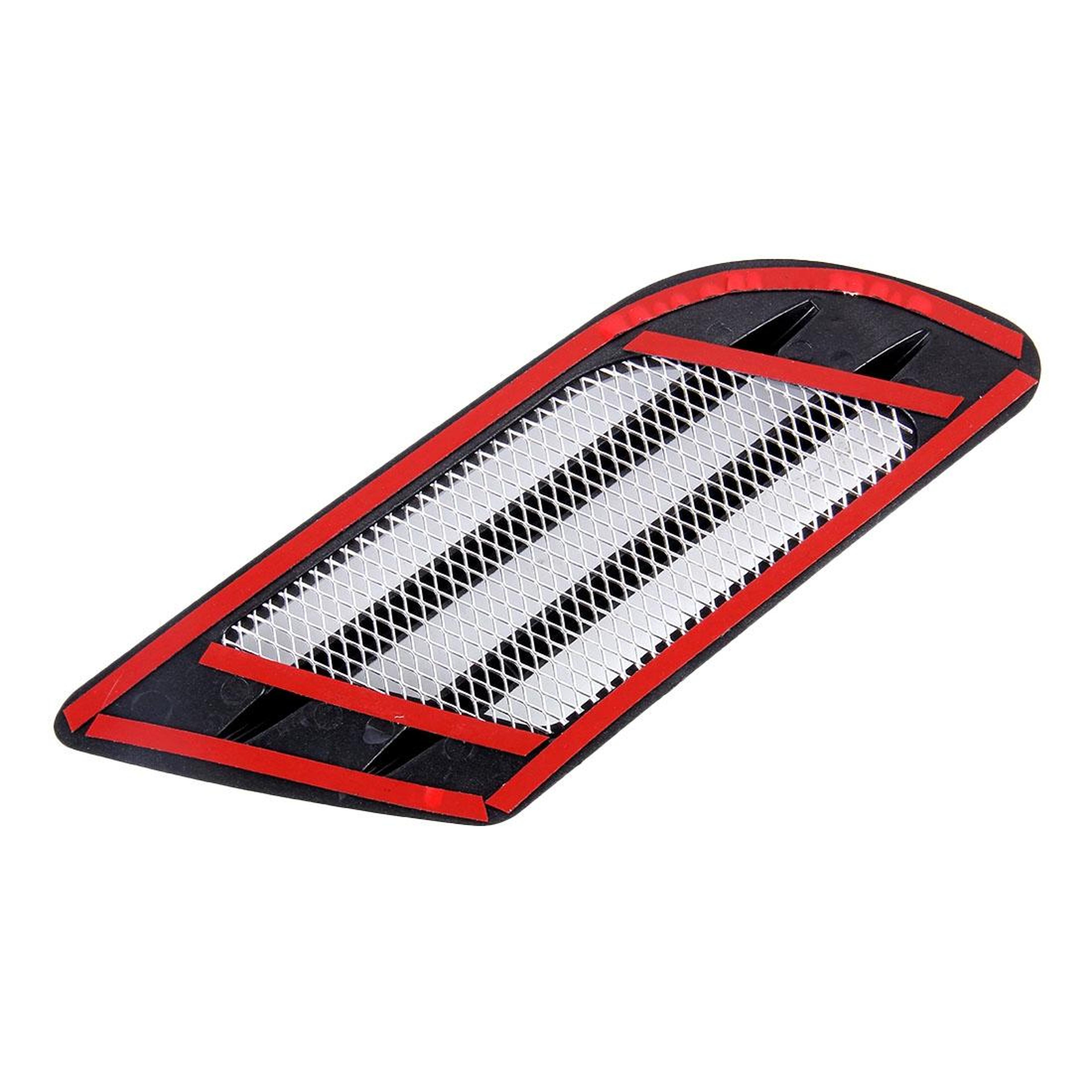 Universal Car Hood Vent Decorative Hood Vent Covers Euro Style ABS Side Grille Trim 2PCS 2