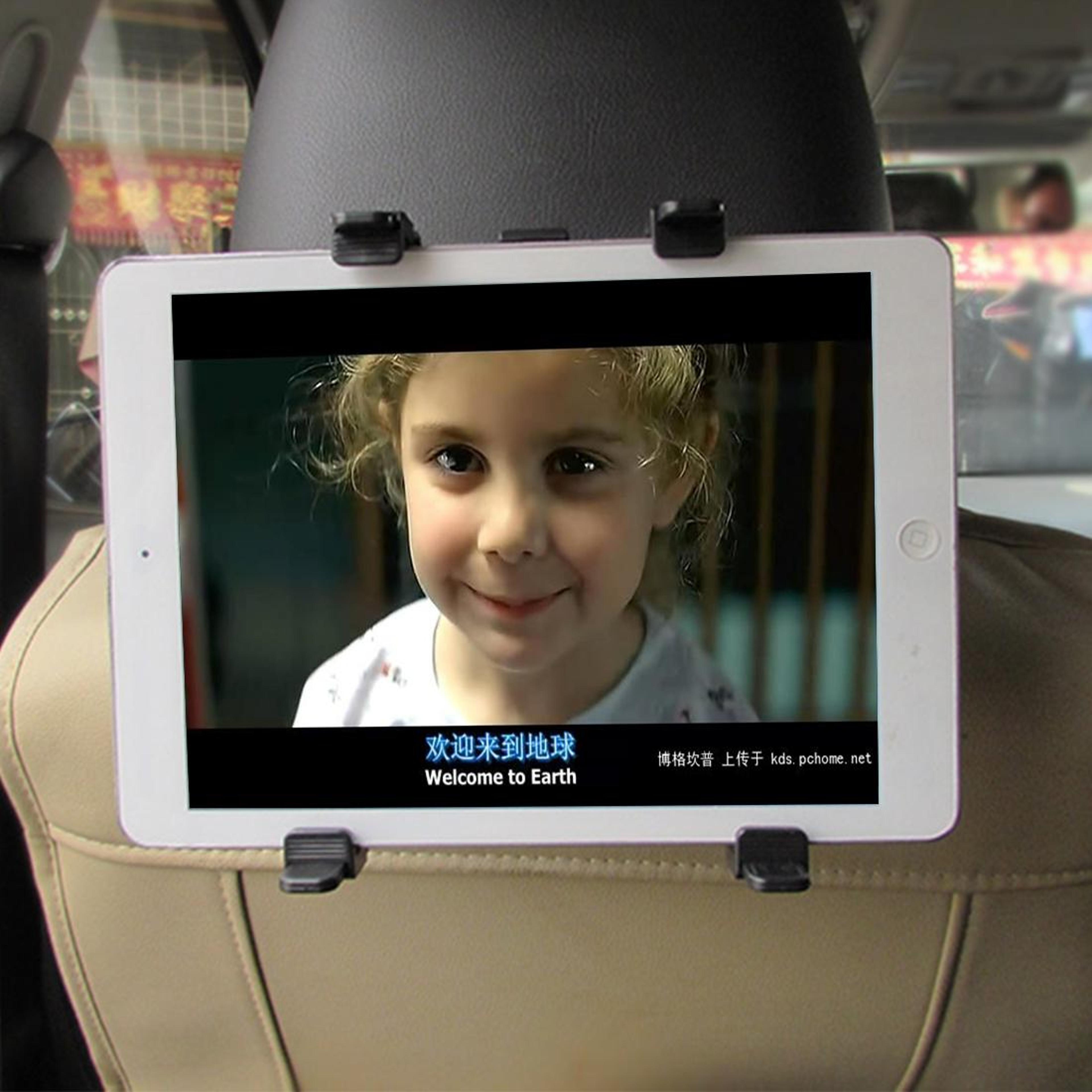 Universal Car Tablet Holder Adjustable Backseat Headrest Tablet Mount For Travel  Entertainment 4