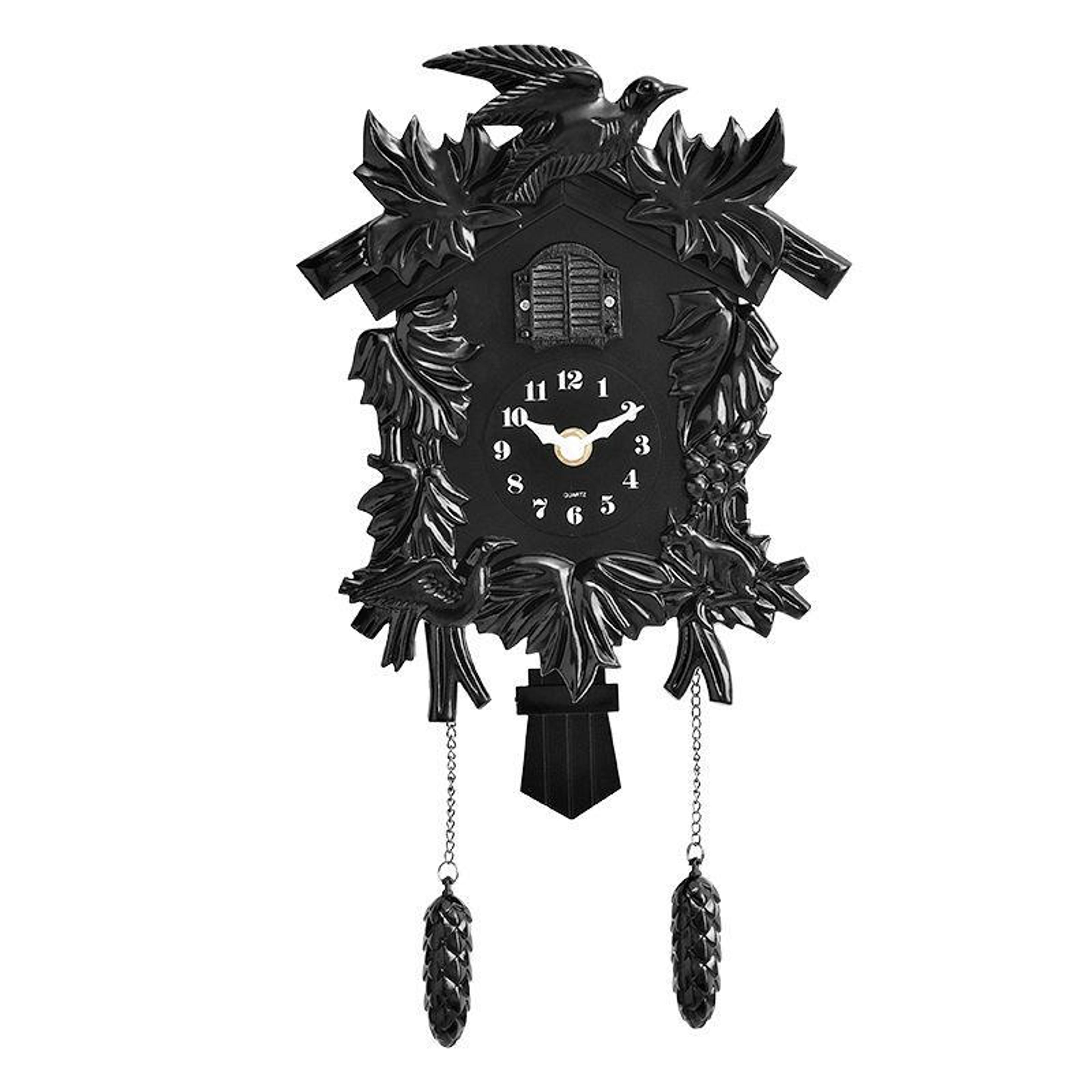 Vintage Cuckoo Wall Clock With Bird Song Chime  Silent Movement For Home Wall Decor 7