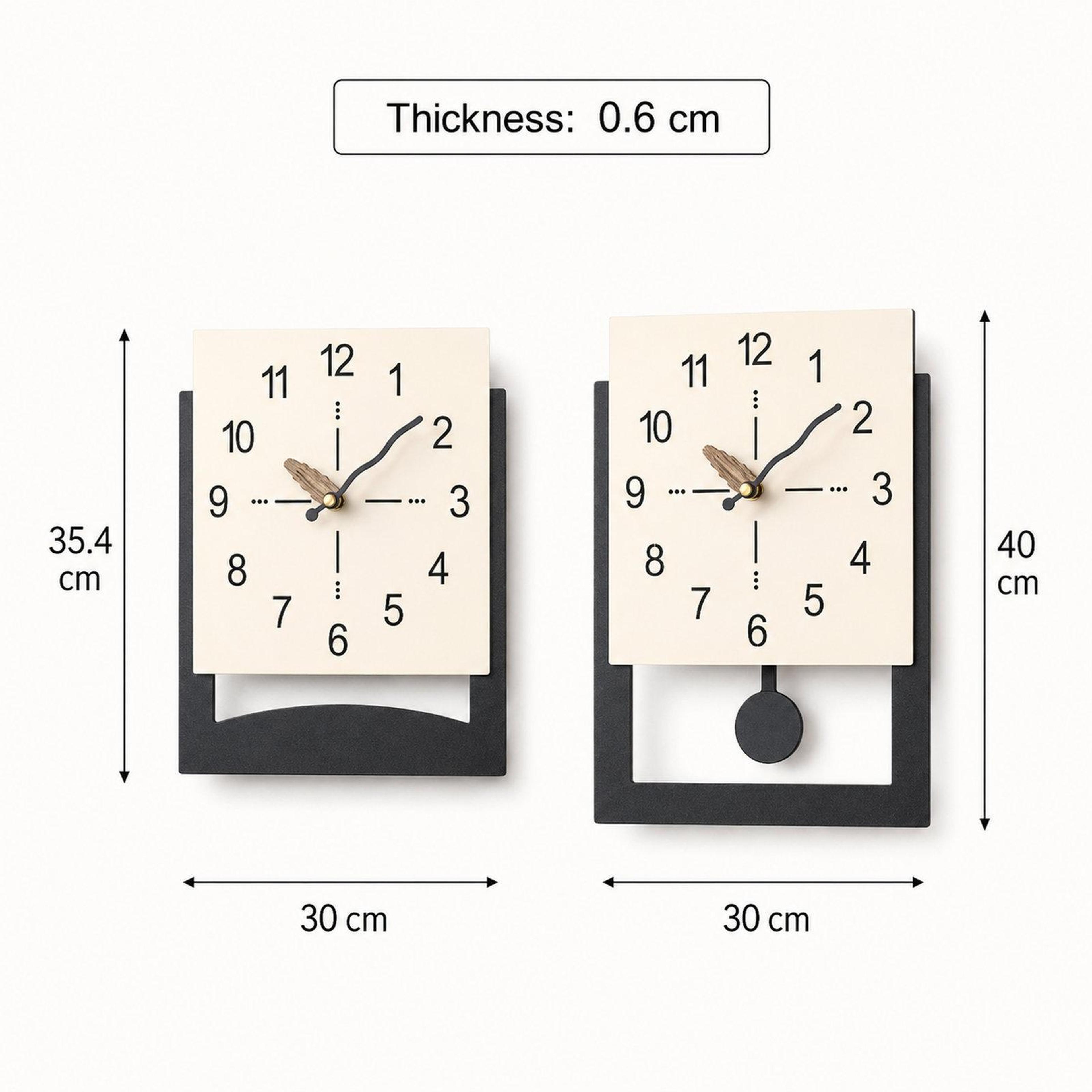 Minimalist Modern Wall Clock Decorative Silent Wall Clock For Living Room  Home Decor 4
