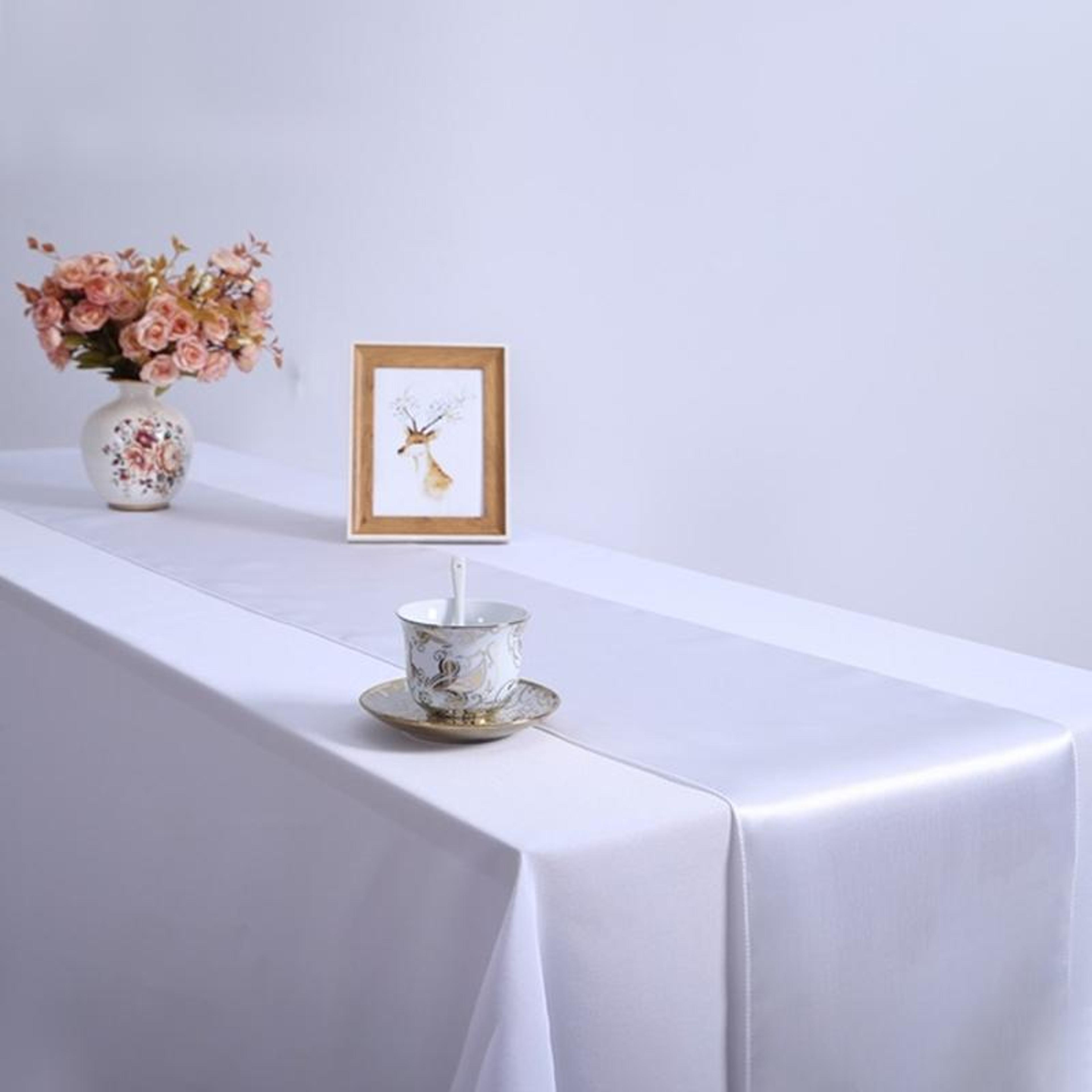 Luxury Satin Table Runner For Wedding Party  Christmas Table Decoration 8