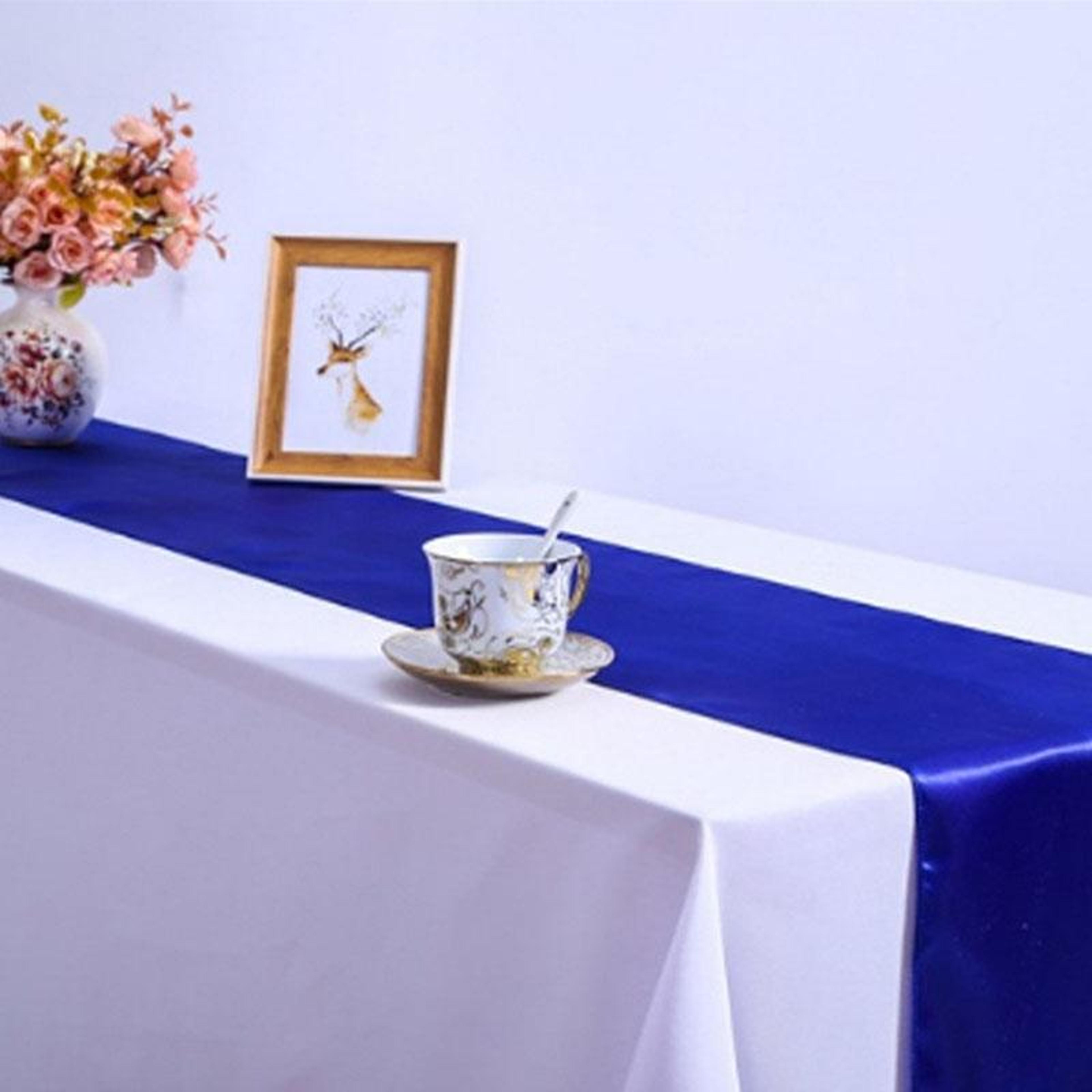 Luxury Satin Table Runner For Wedding Party  Christmas Table Decoration 11