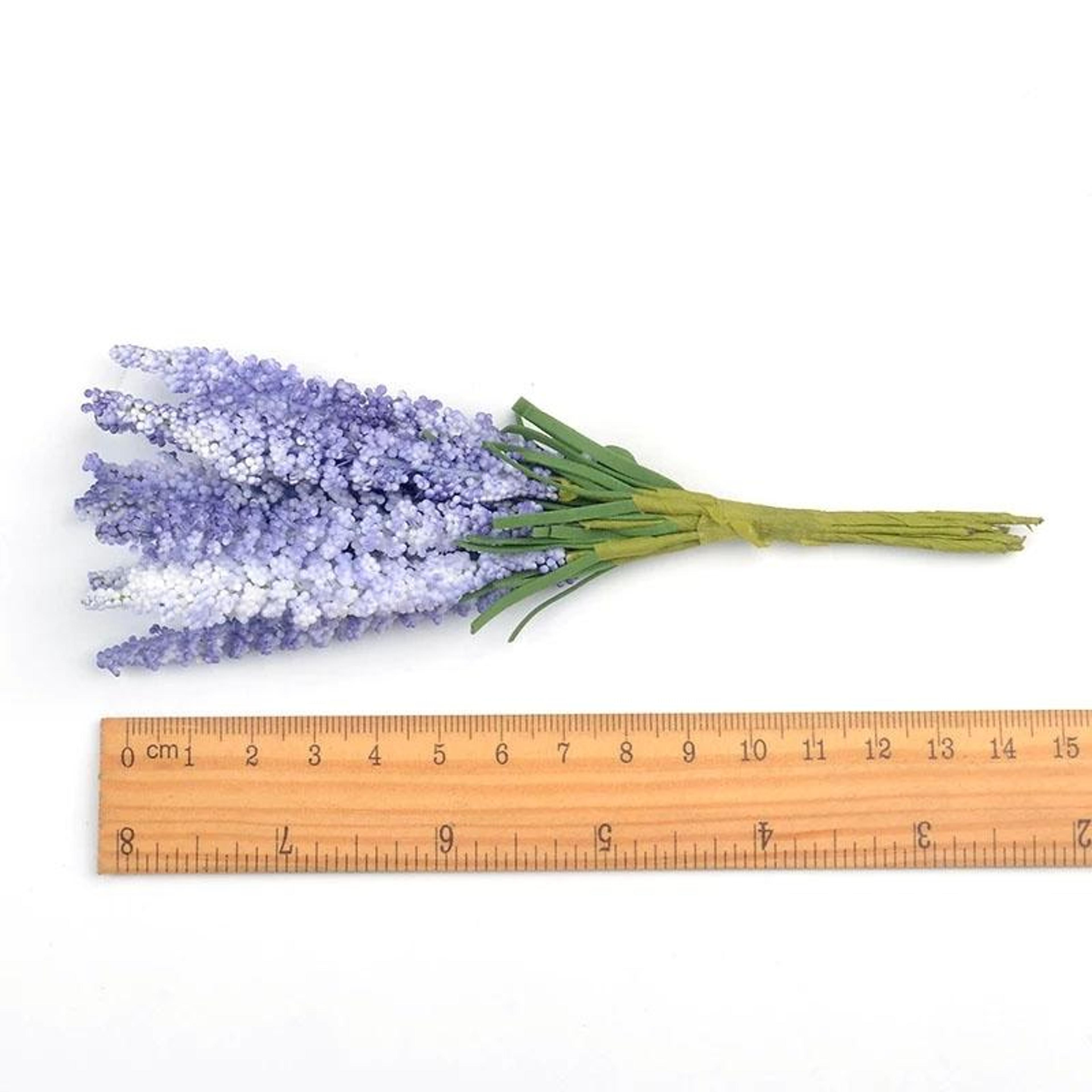 Artificial Lavender Flowers 10PCS Mini Lavender Stems For DIY Wreath Supplies Wedding  Home Decorat 2