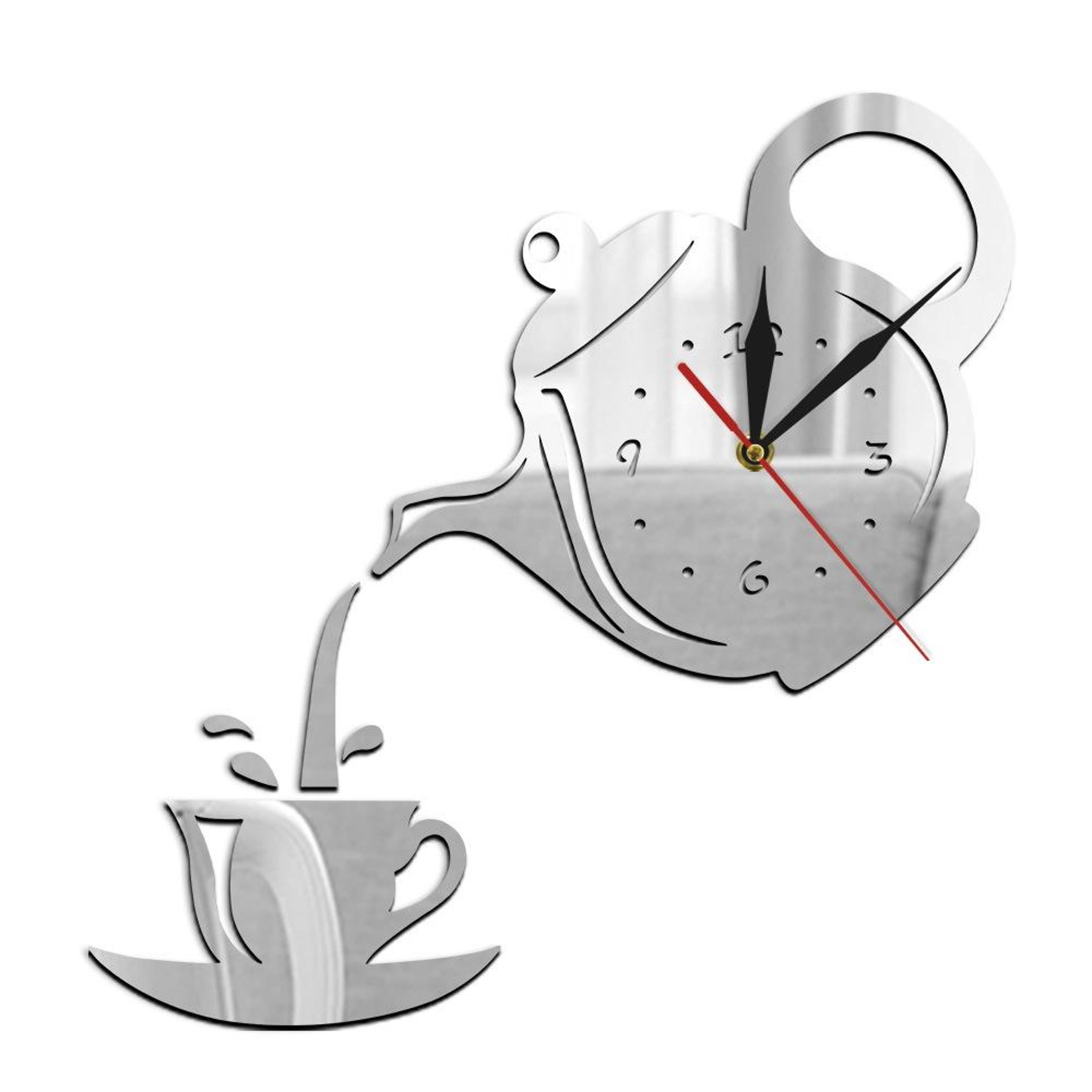 Modern DIY Acrylic 3D Wall Clock For Kitchen Living Room  Dining Room Decor 5