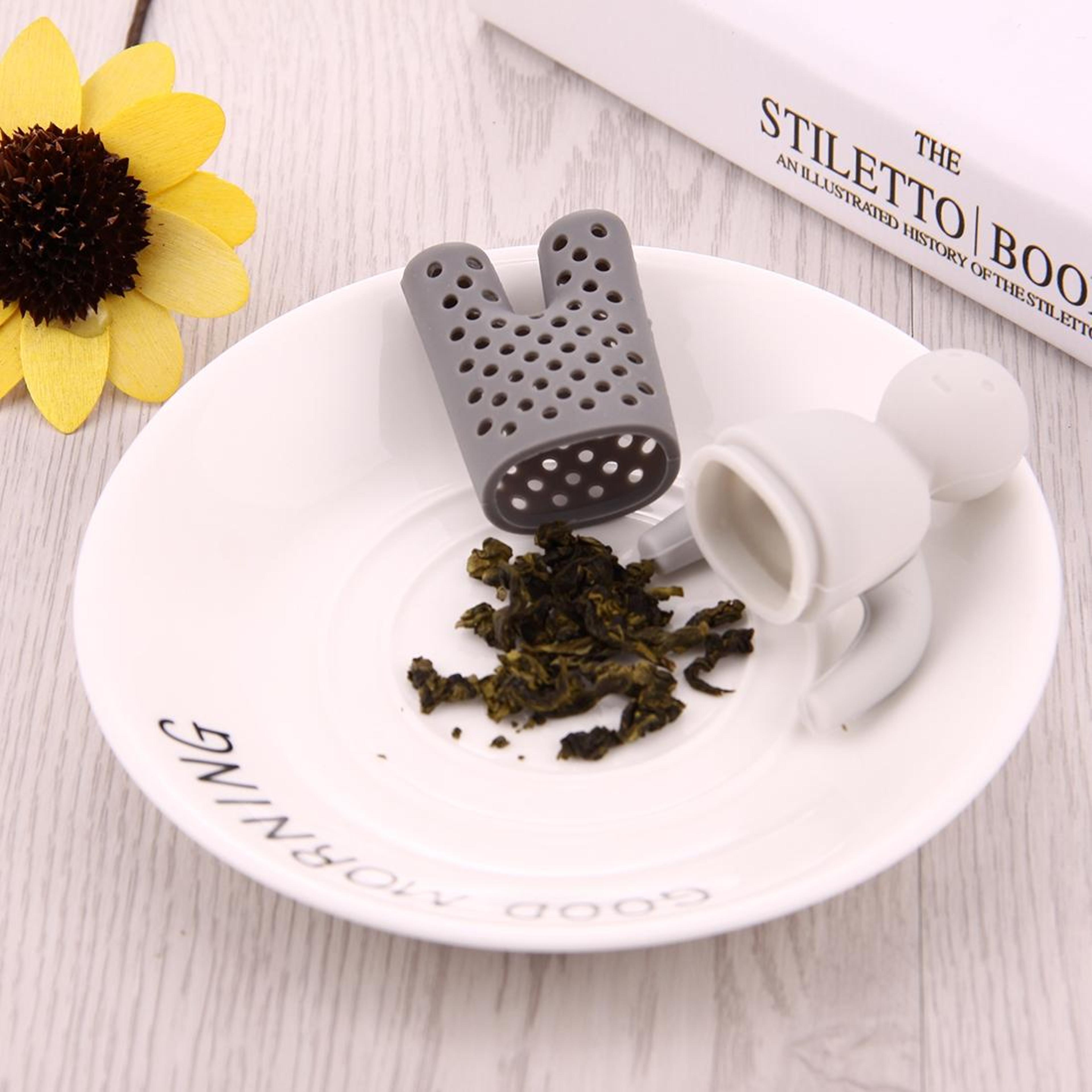Cute Mr Tea Silicone Tea Infuser For Loose Leaf Tea And Easy Brewing 7