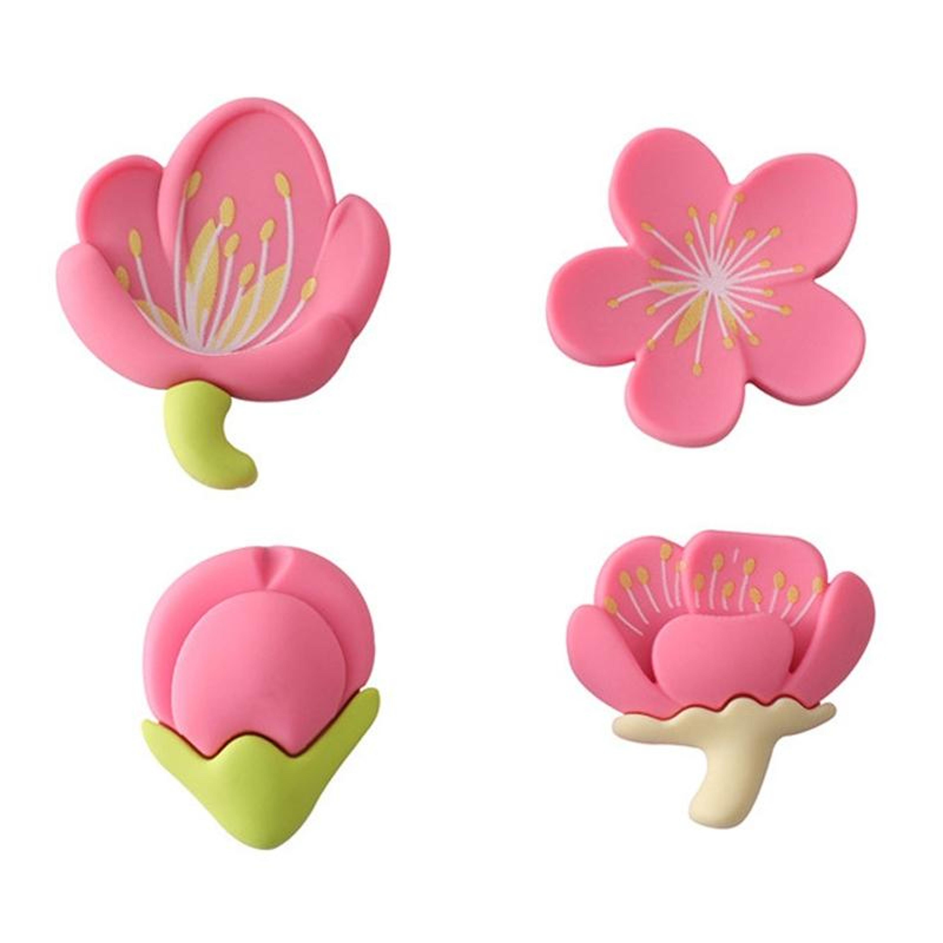 4 PCS Tulip Fridge Magnets Set Decorative Flower Refrigerator Magnets For Kitchen Decor 8