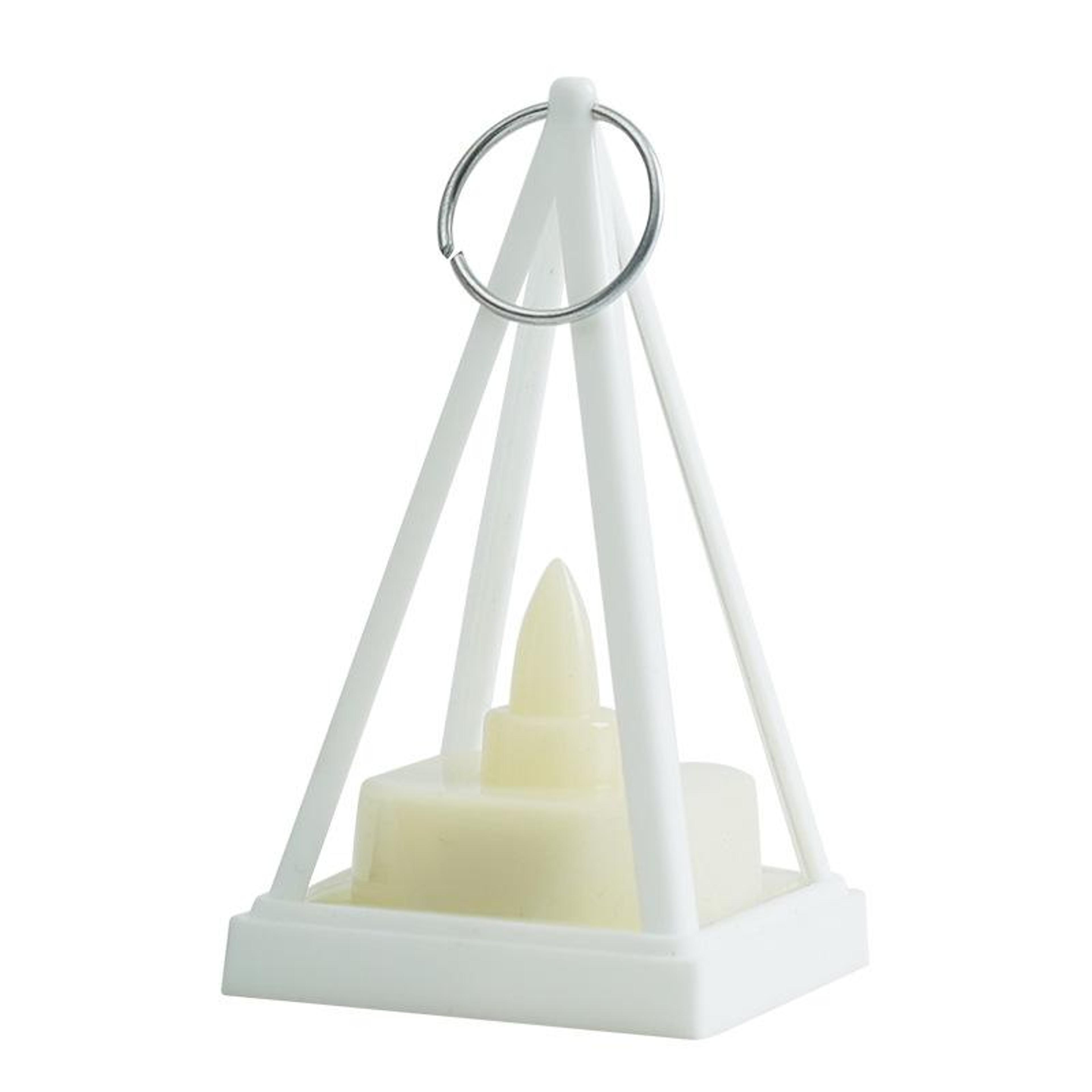 Pyramid LED Candle Light Warm White Flameless Candle For Home Wedding And Party Decor 5