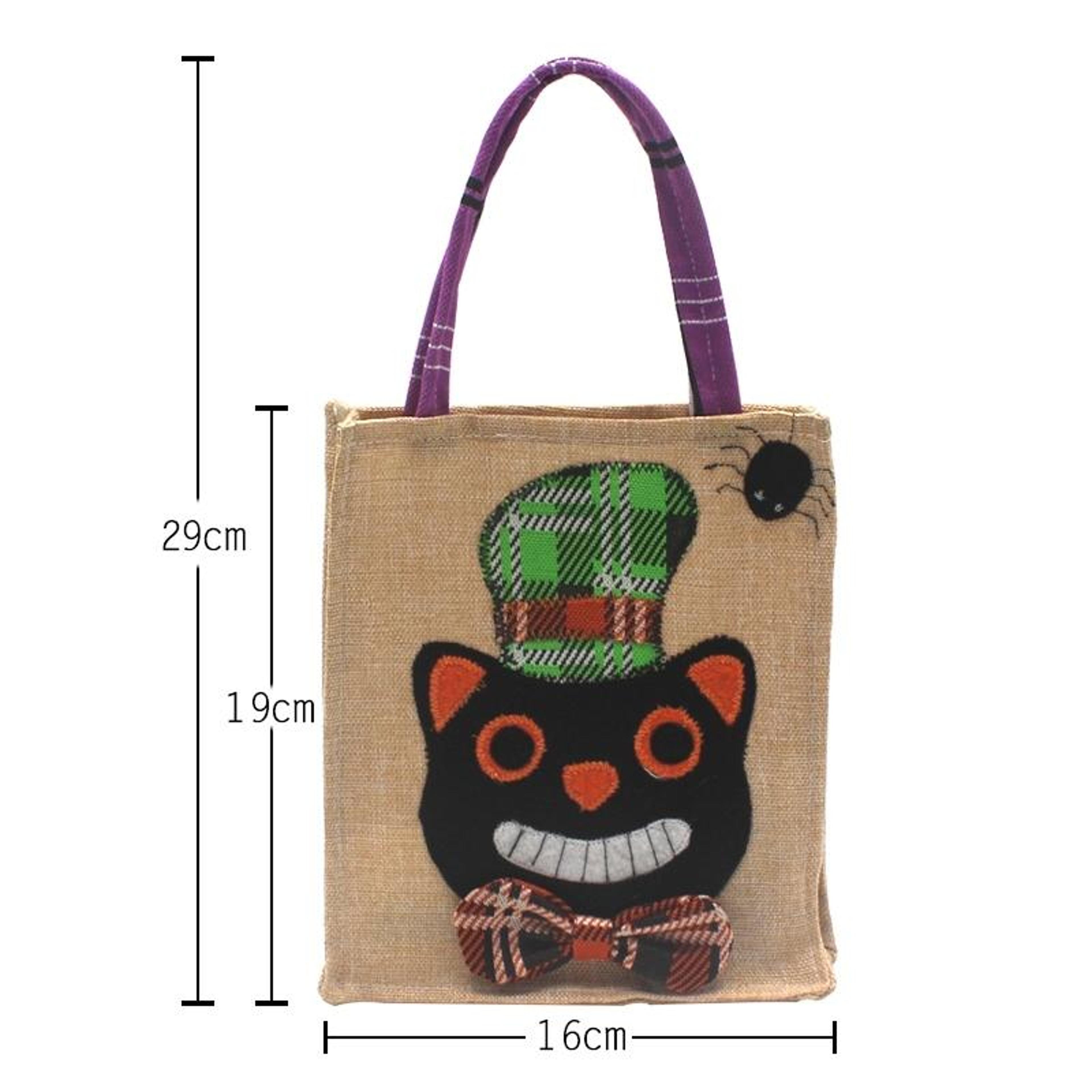 Spooky Witch Halloween Gift Bag Reusable Halloween Treat Bag For Candy Gifts  Party Decor 3