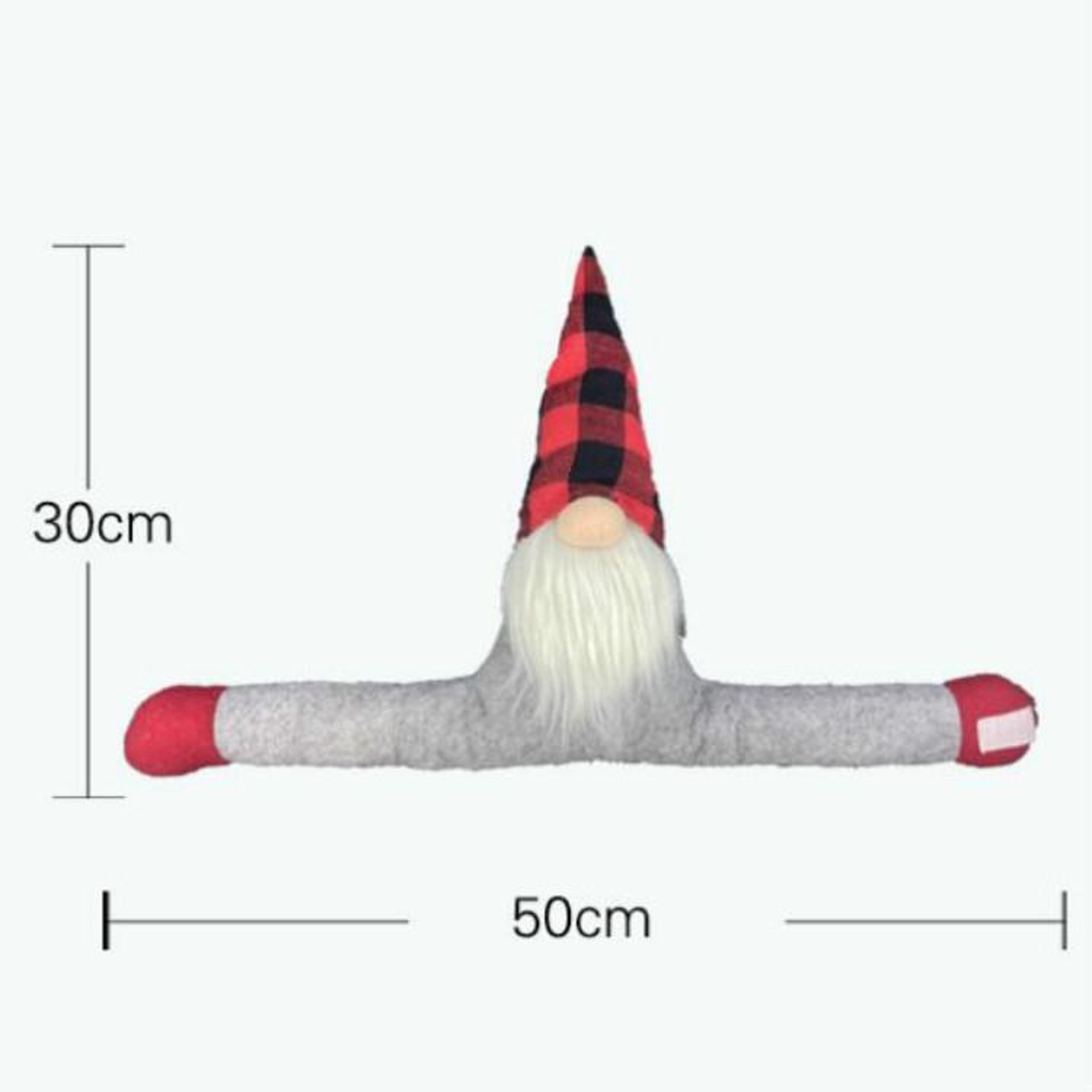 Festive Doll Christmas Curtain Tiebacks Plush Holder For Holiday Window Decor 4