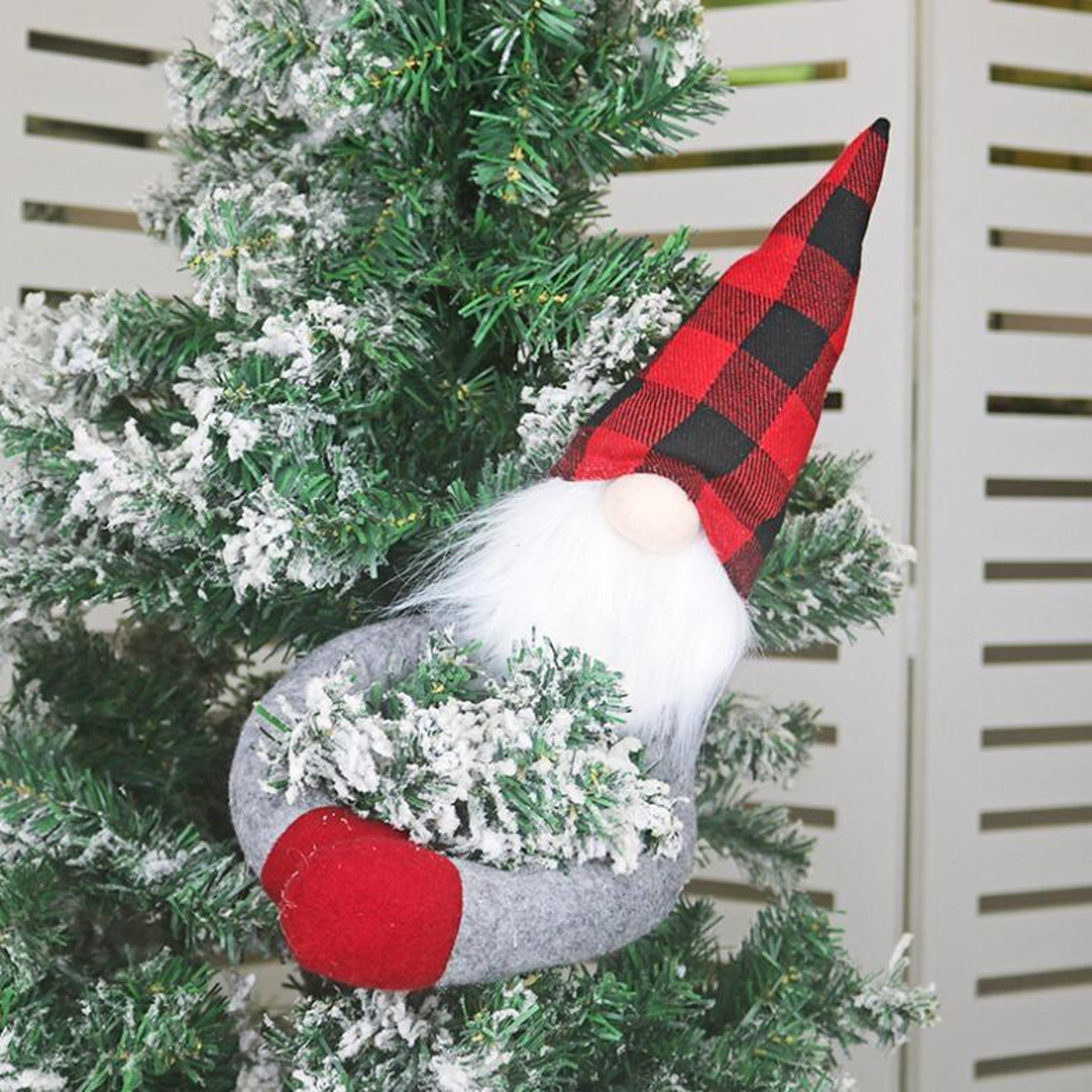 Festive Doll Christmas Curtain Tiebacks Plush Holder For Holiday Window Decor 2