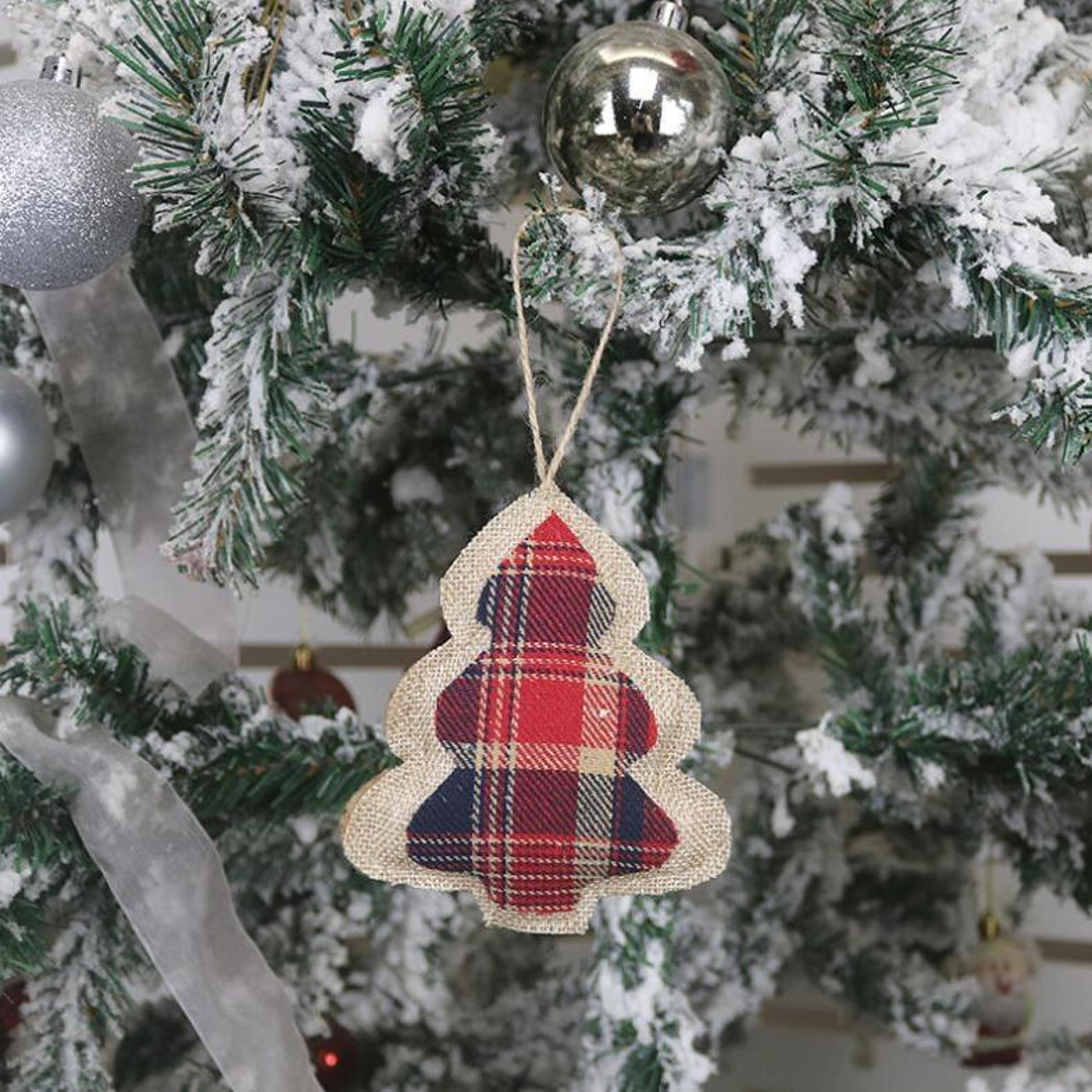 Mini Christmas Stocking Ornament Handmade Felt Christmas Tree Hanging Decoration 6