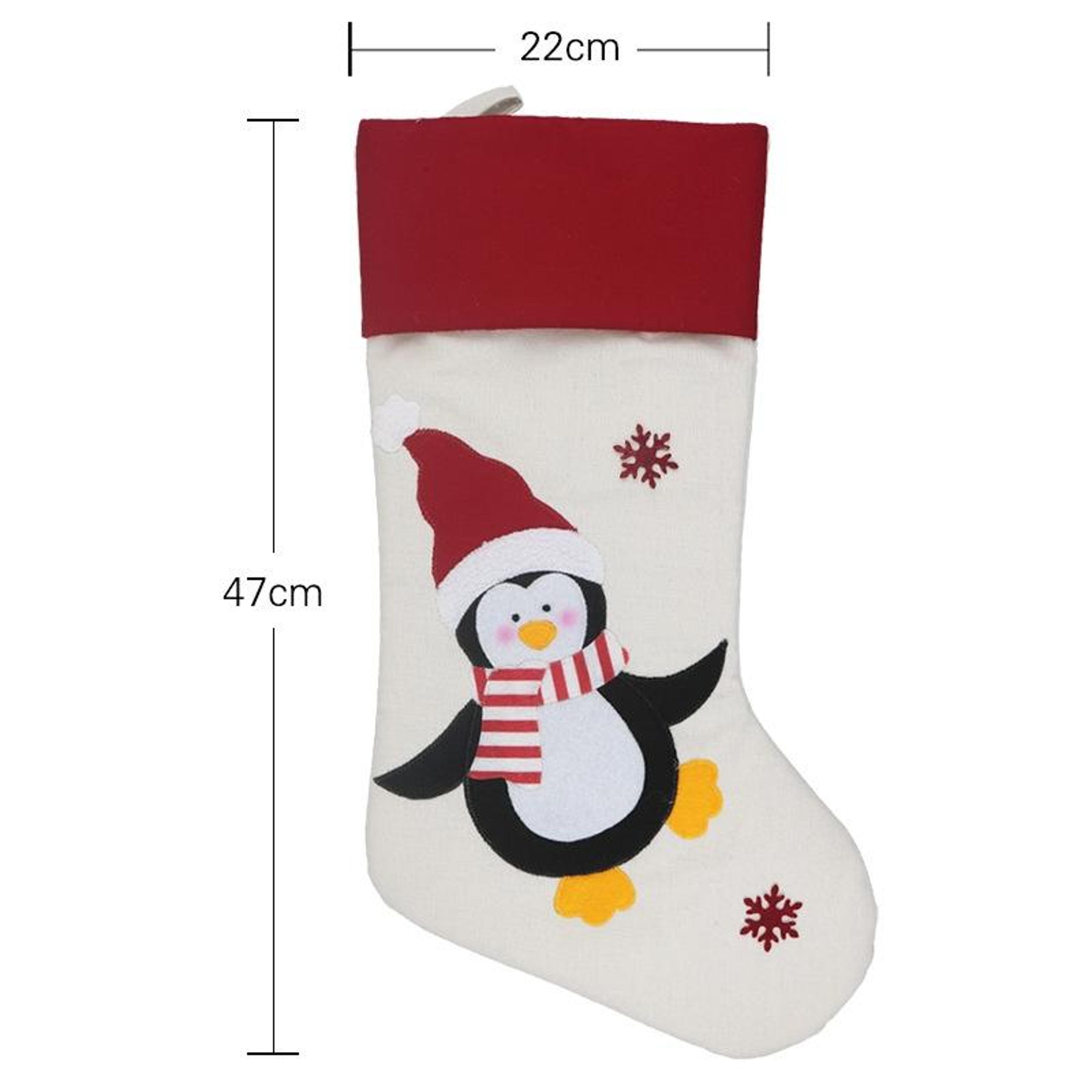 Santa Claus Christmas Stocking Gift Bag For Candy Gifts And Holiday Decor 3