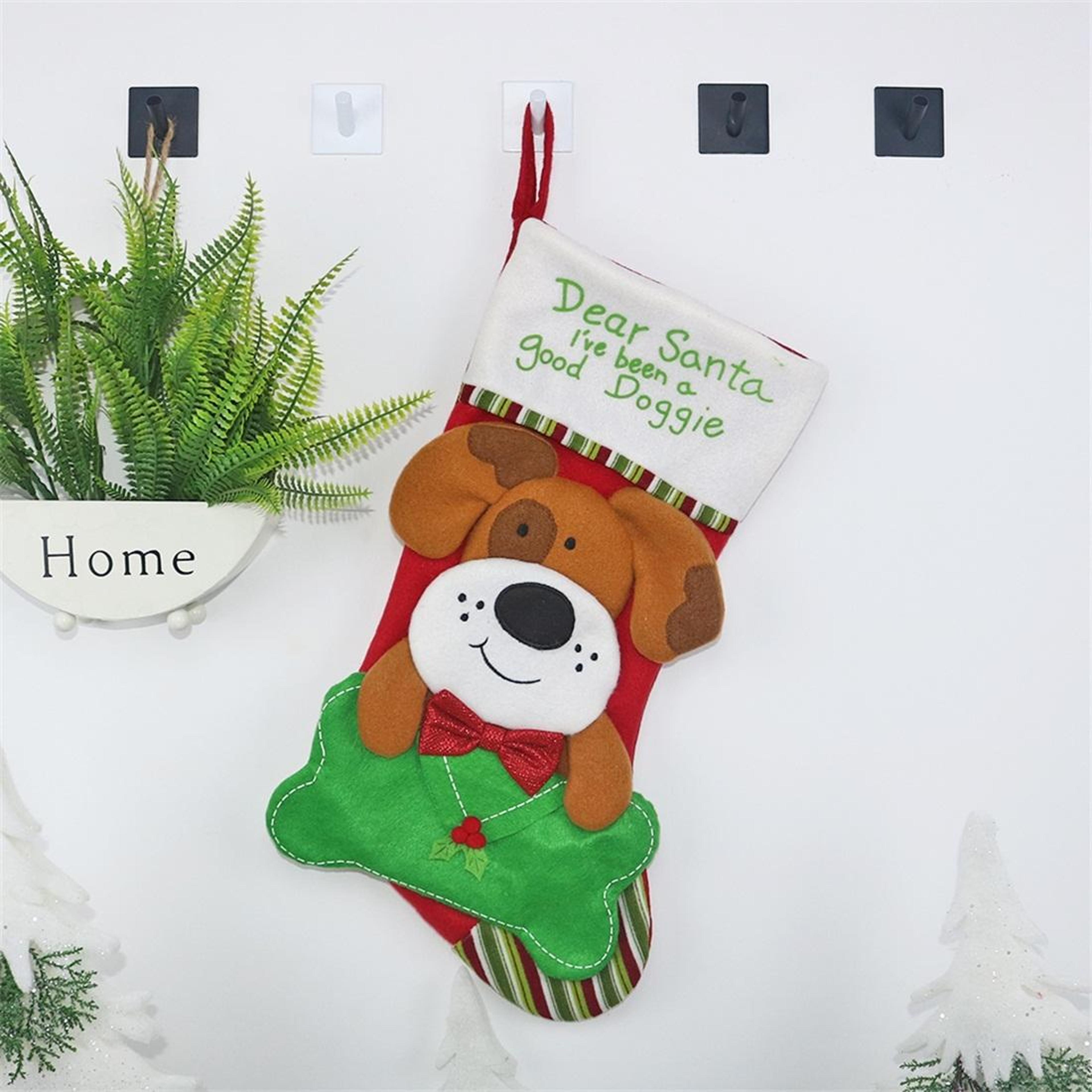 Christmas Stocking Gift Bag Large Hanging Christmas Tree Decoration 3