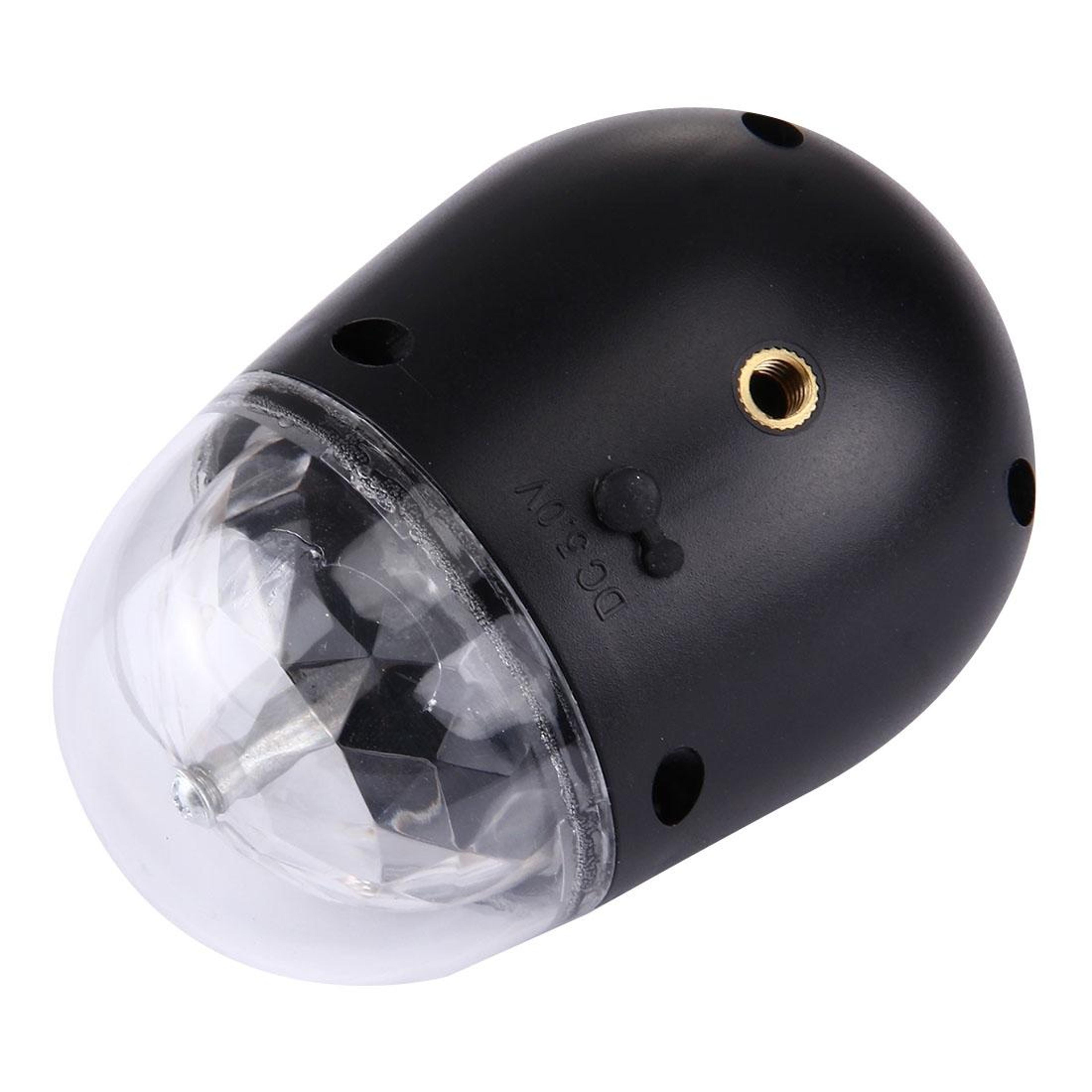 3W WaterResistant LED Disco Ball Light With Rotating Stage Effect And Bicycle Mount 3