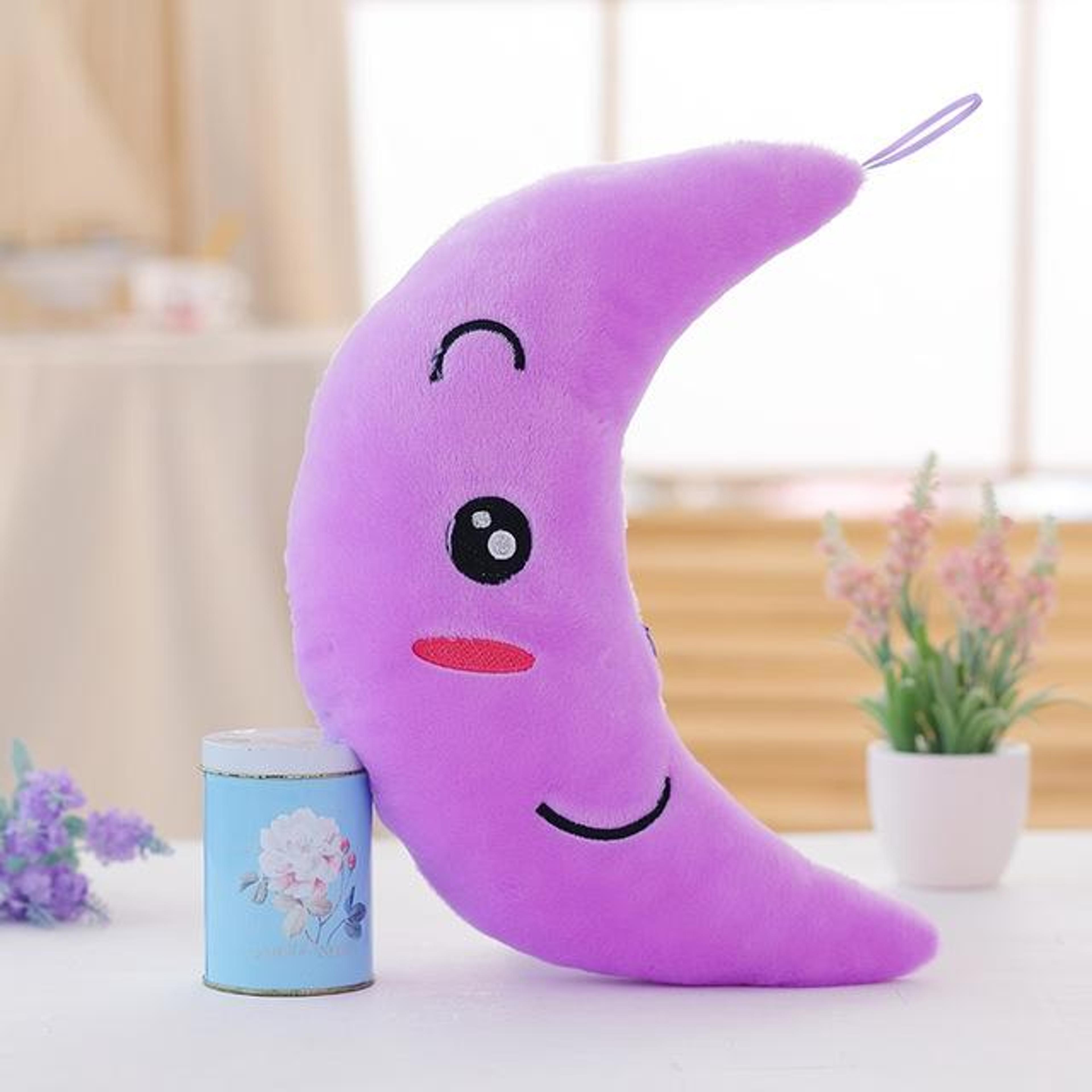 Luminous Moon Plush Pillow Soft Glow In The Dark Stuffed Toy For Kids 7