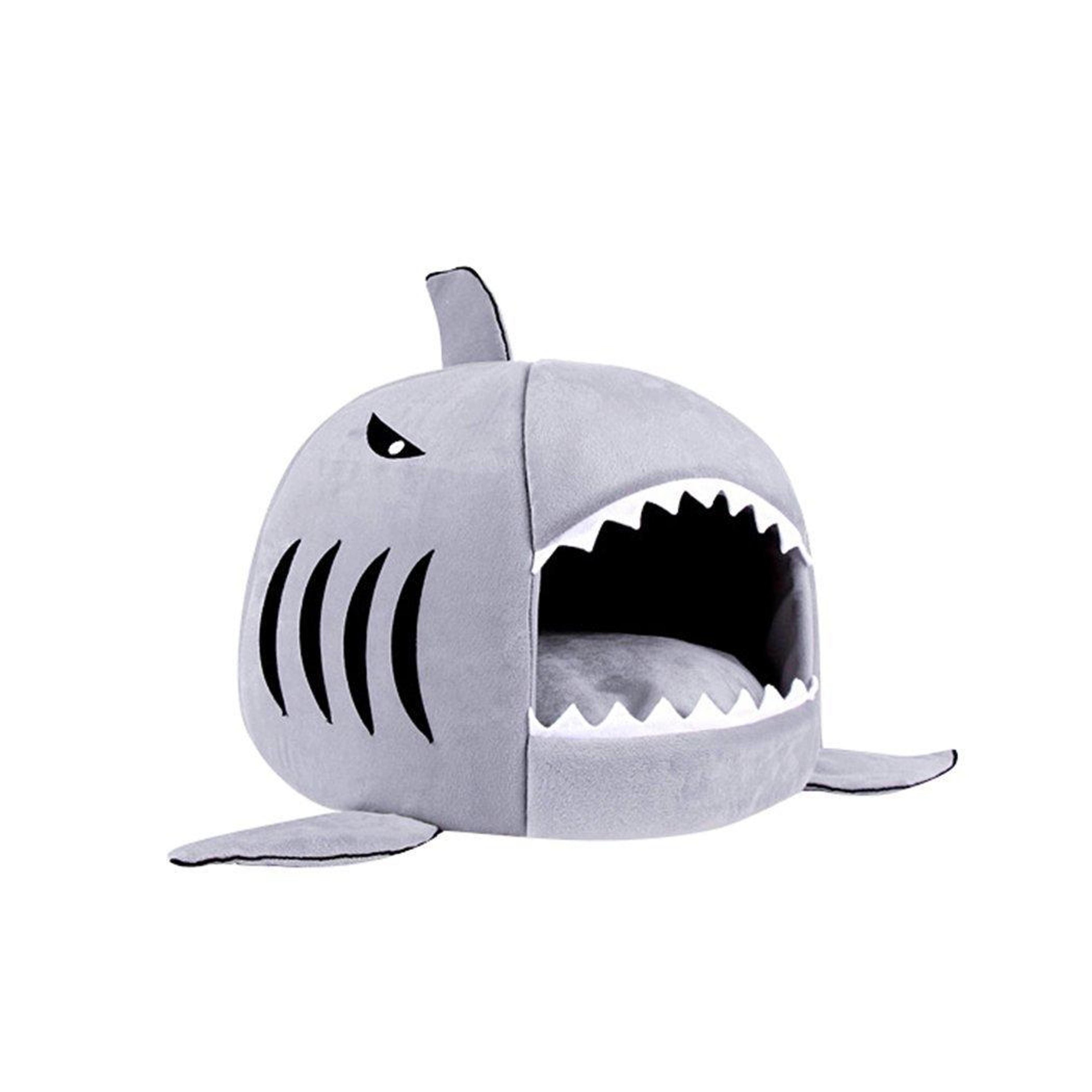 Cozy Shark Cat Bed And Pet Cave Bed With Removable Washable Cushion For Cats And Small Dogs 2