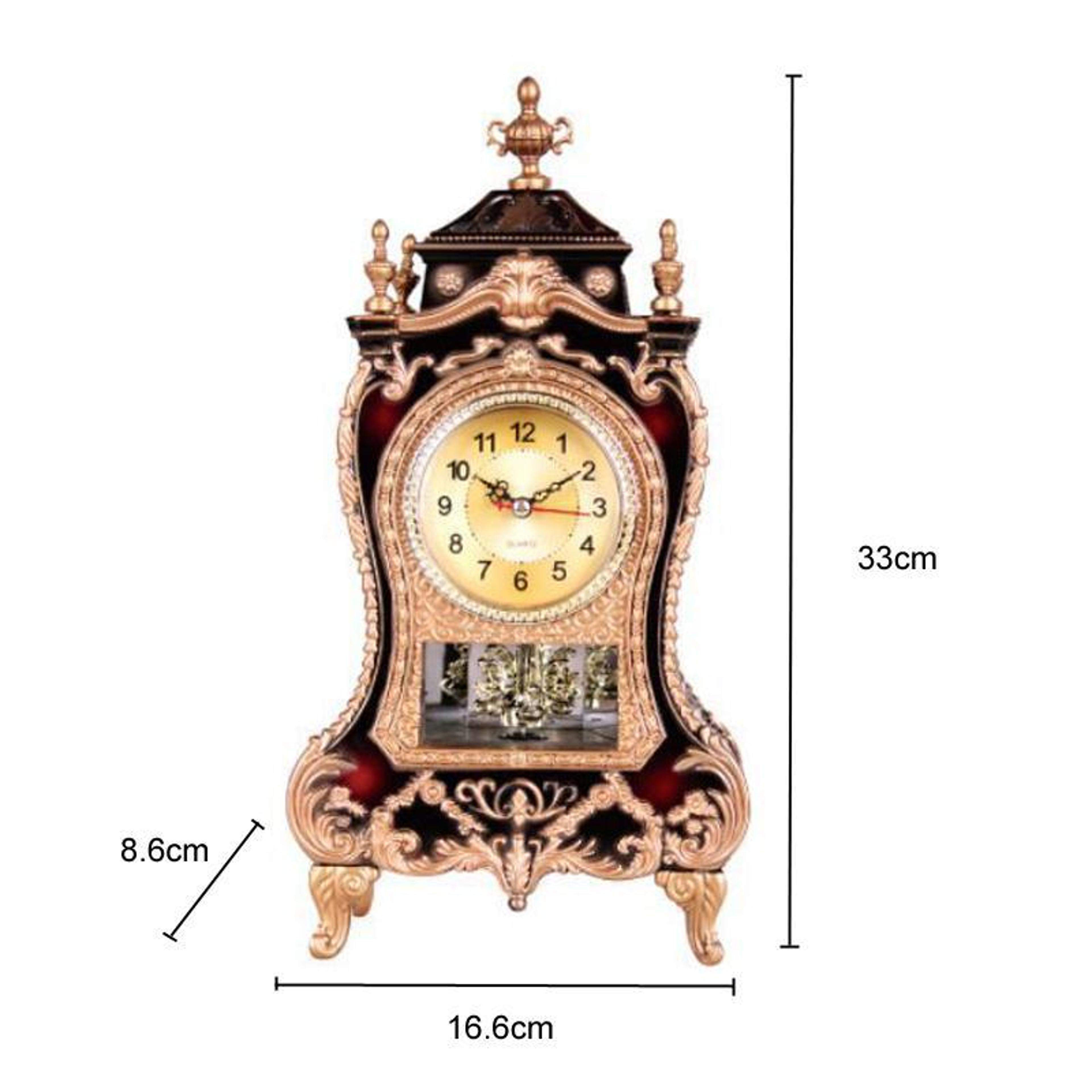 Royal Vintage Pendulum Clock With Hourly Chime For Elegant Home Decor 1